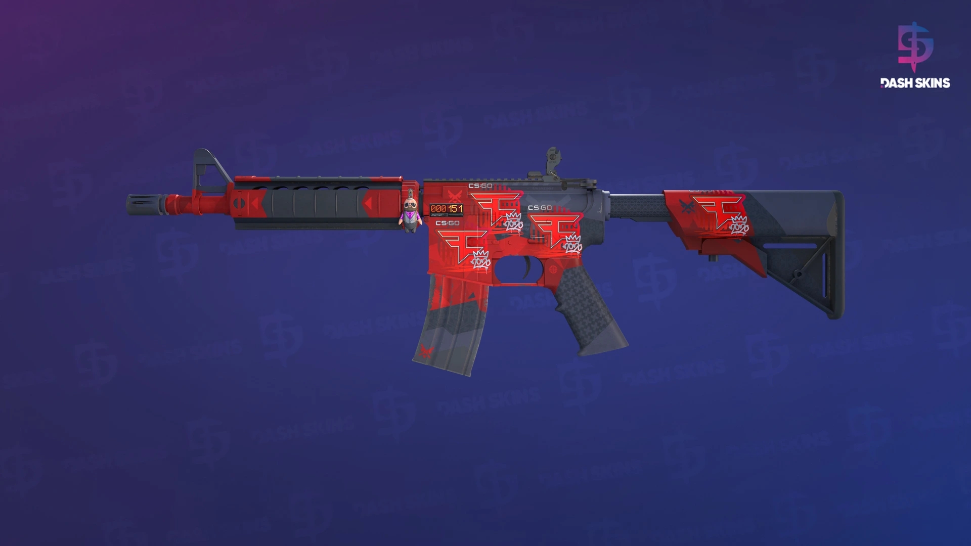 StatTrak™ M4A4 | Evil Daimyo (Minimal Wear) Screenshot Playside