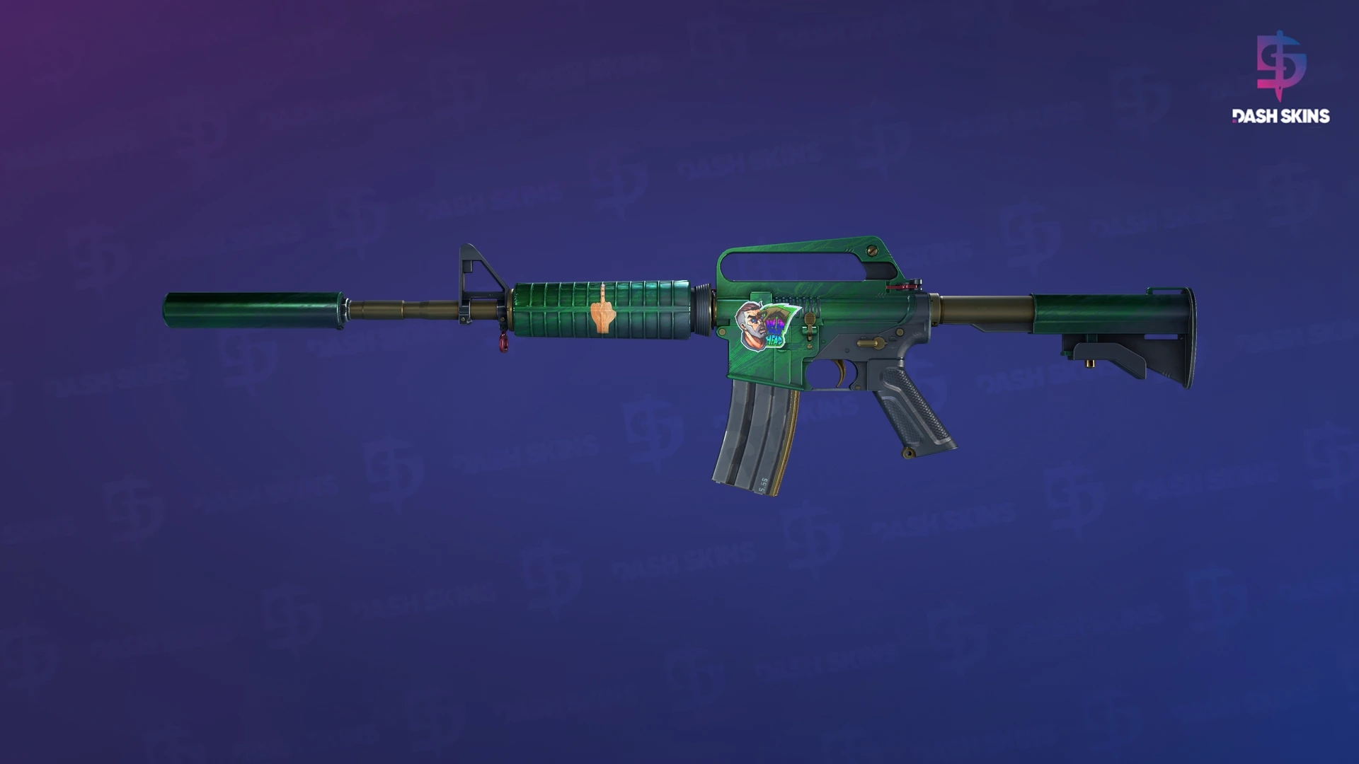 M4A1-S | Electrum (Minimal Wear) Screenshot Playside