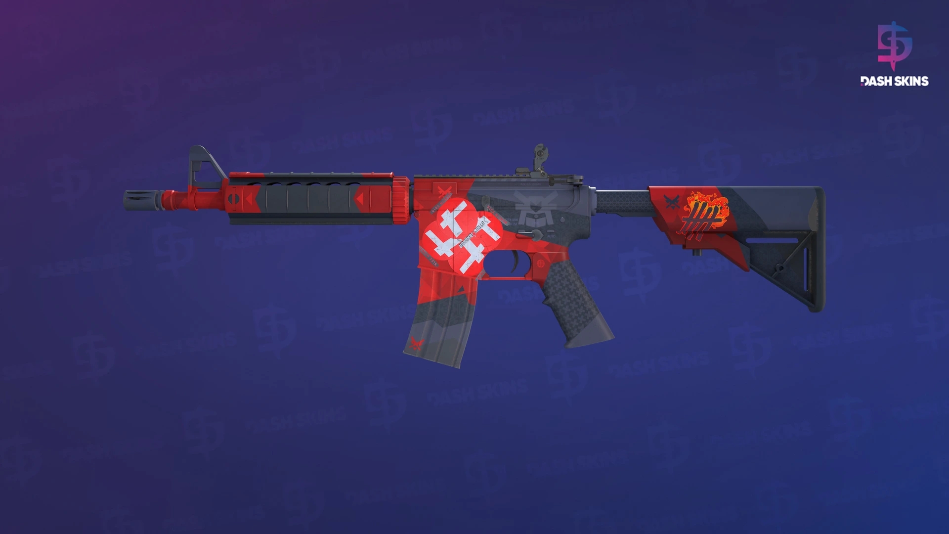 M4A4 | Evil Daimyo (Factory New) Screenshot Playside