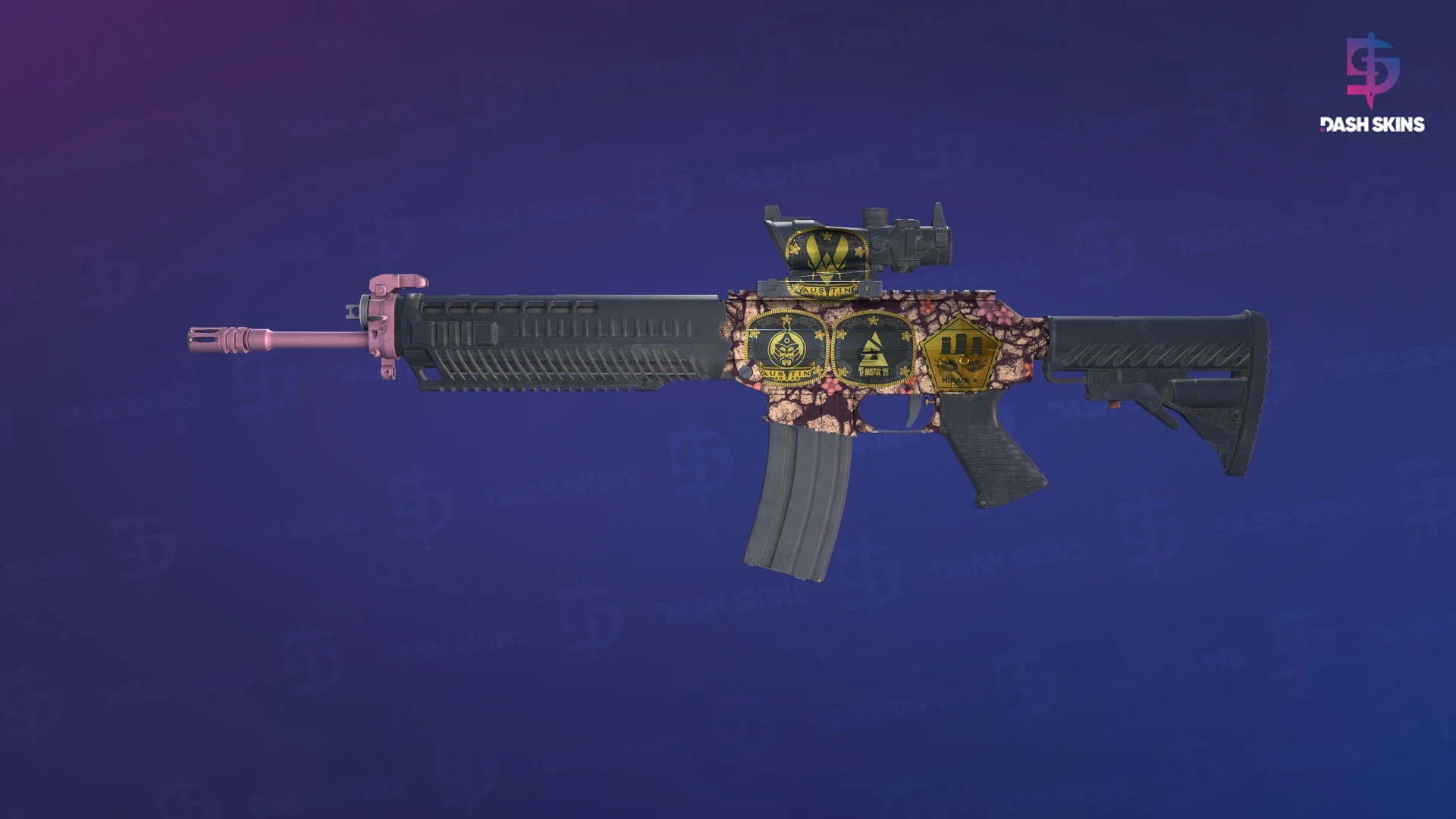 Souvenir SG 553 | Desert Blossom (Field-Tested) Screenshot Playside