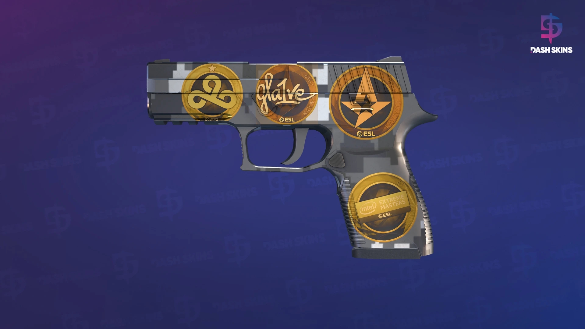 Souvenir P250 | Metallic DDPAT (Factory New) Screenshot Playside