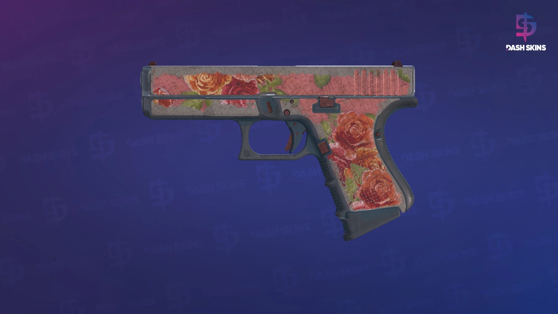 Glock-18 | Coral Bloom (Battle-Scarred) Screenshot Playside