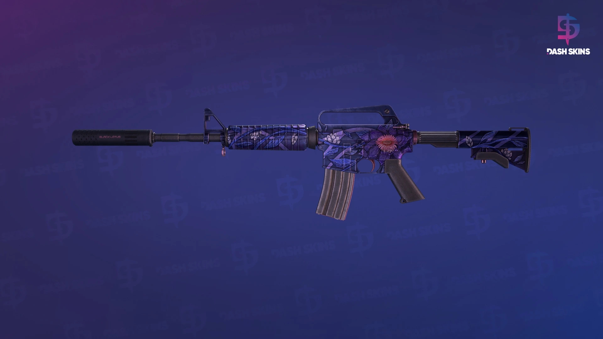 M4A1-S | Black Lotus (Battle-Scarred) Screenshot Playside