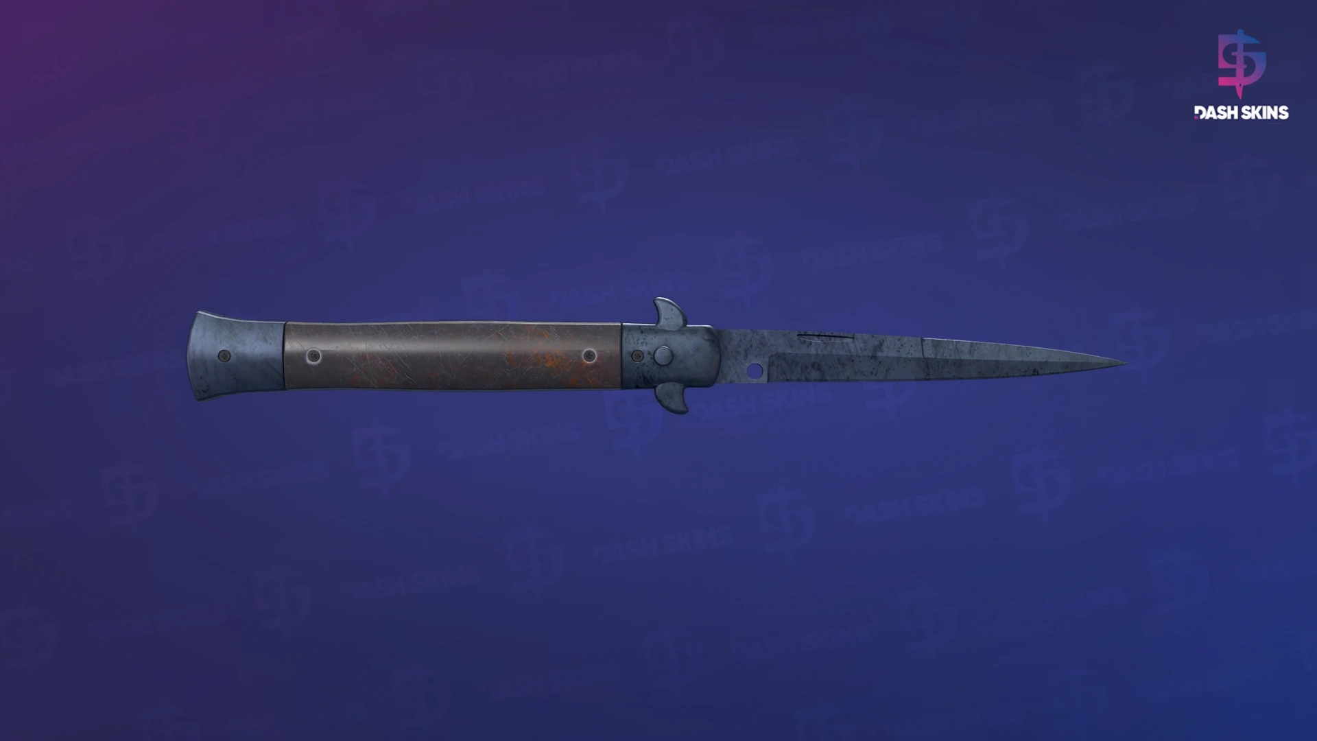 ★ Stiletto Knife | Blue Steel (Minimal Wear) Screenshot Playside