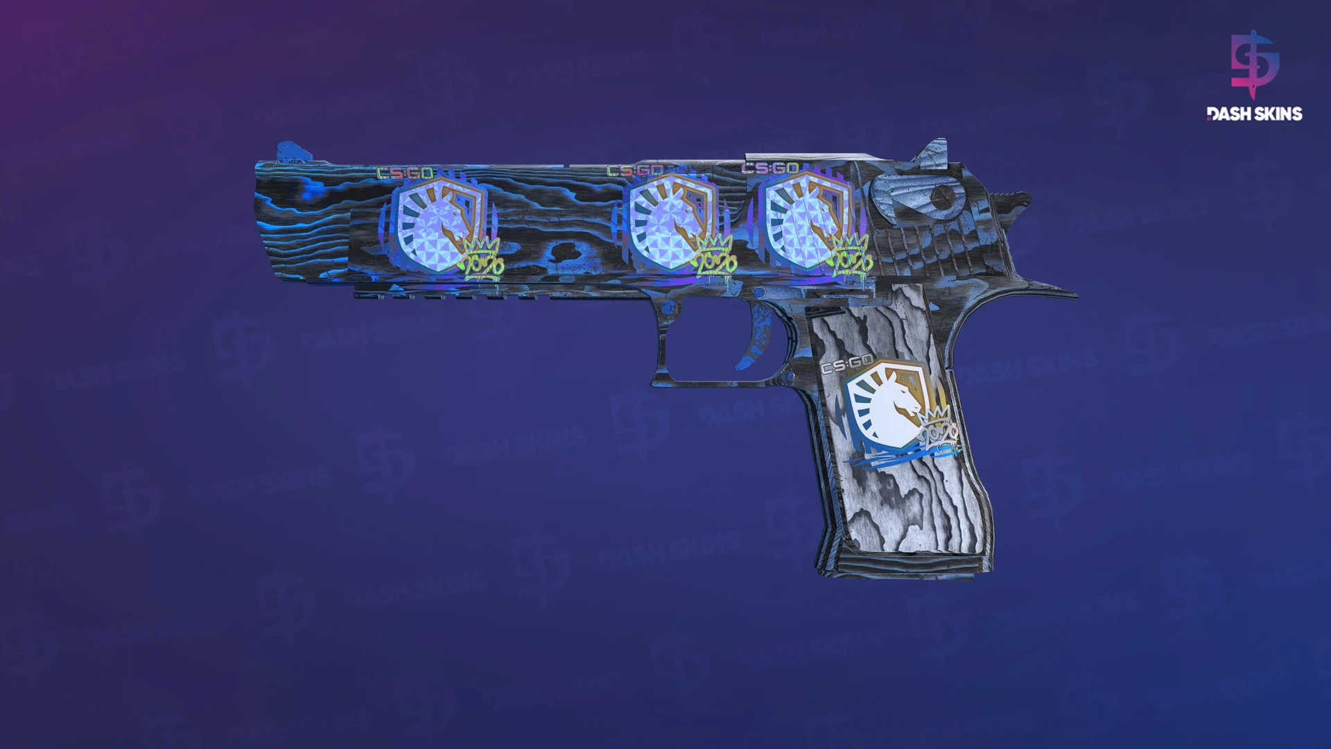 Desert Eagle | Blue Ply (Well-Worn) Screenshot Playside