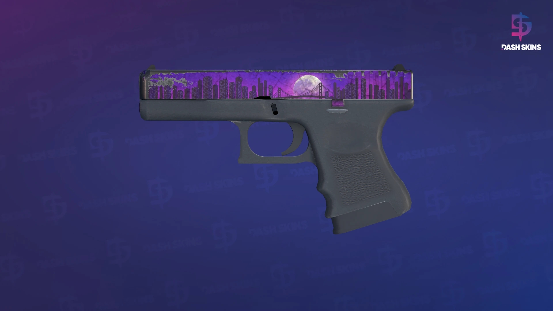 Glock-18 | Moonrise (Battle-Scarred) Screenshot Playside