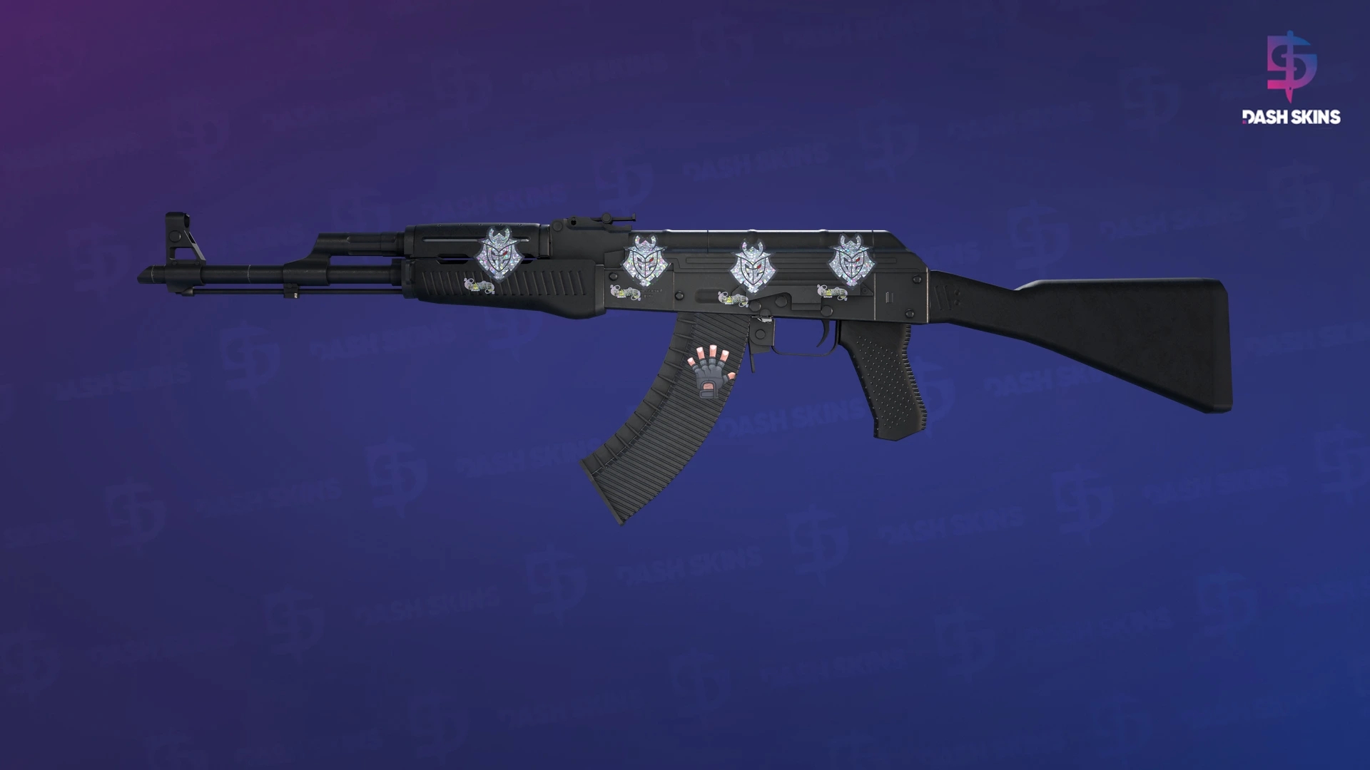 AK-47 | Slate (Well-Worn) Screenshot Playside