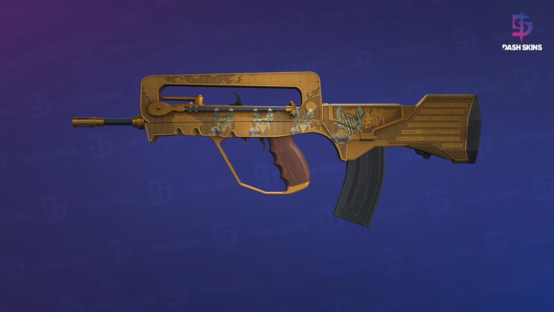 FAMAS | Commemoration (Field-Tested) Screenshot Playside