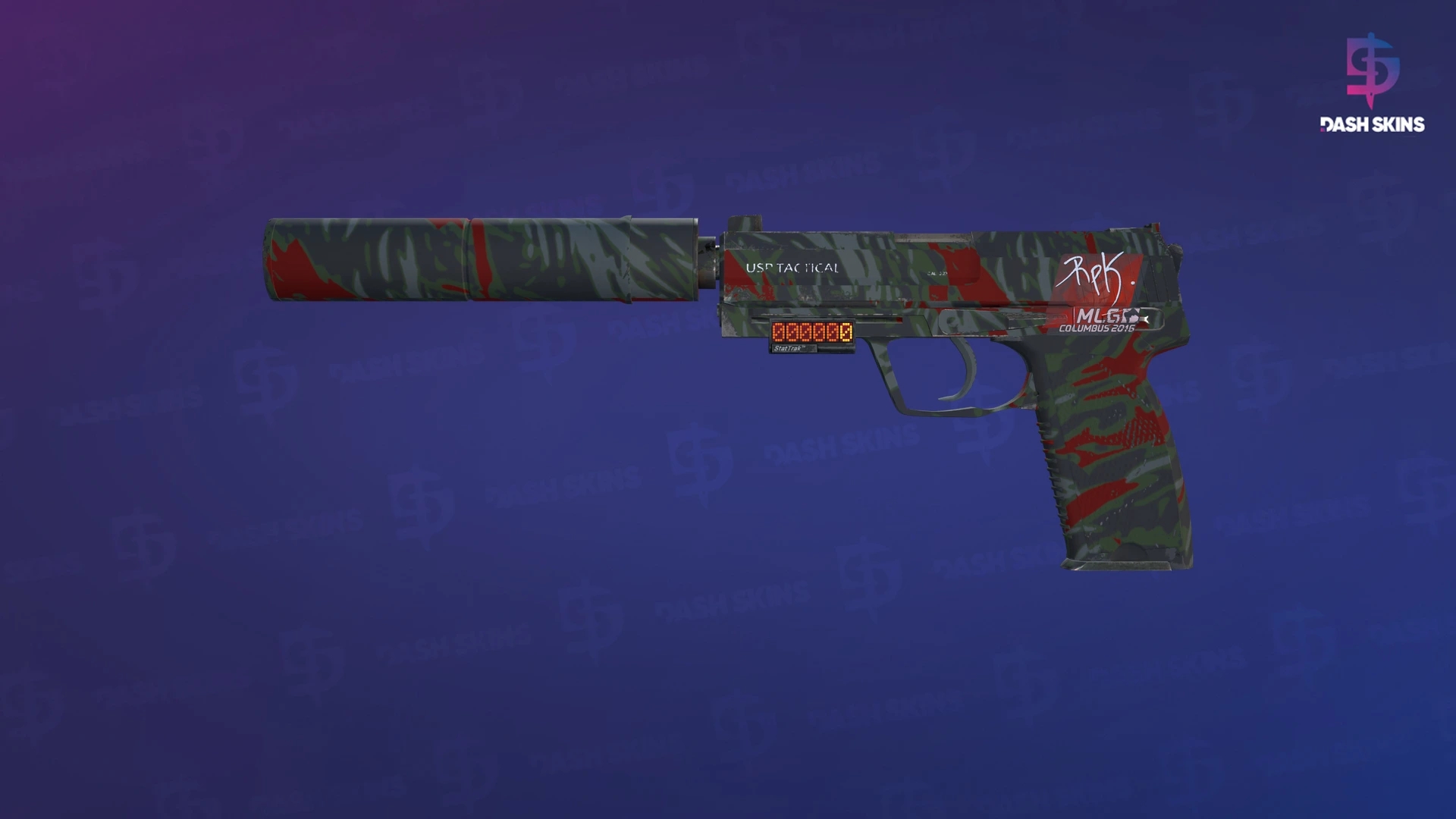 StatTrak™ USP-S | Blood Tiger (Minimal Wear) Screenshot Playside