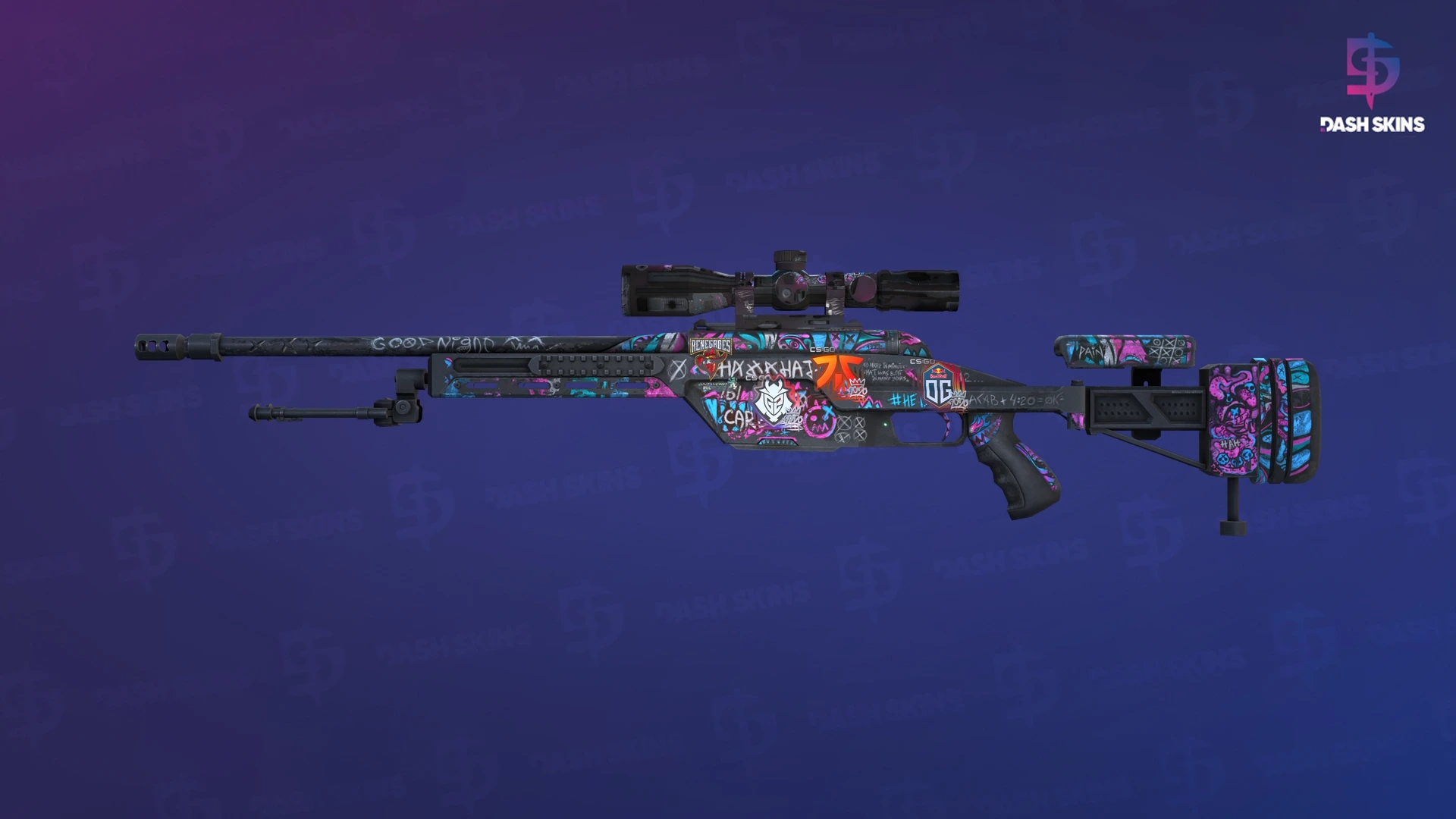 SSG 08 | Fever Dream (Well-Worn) Screenshot Playside