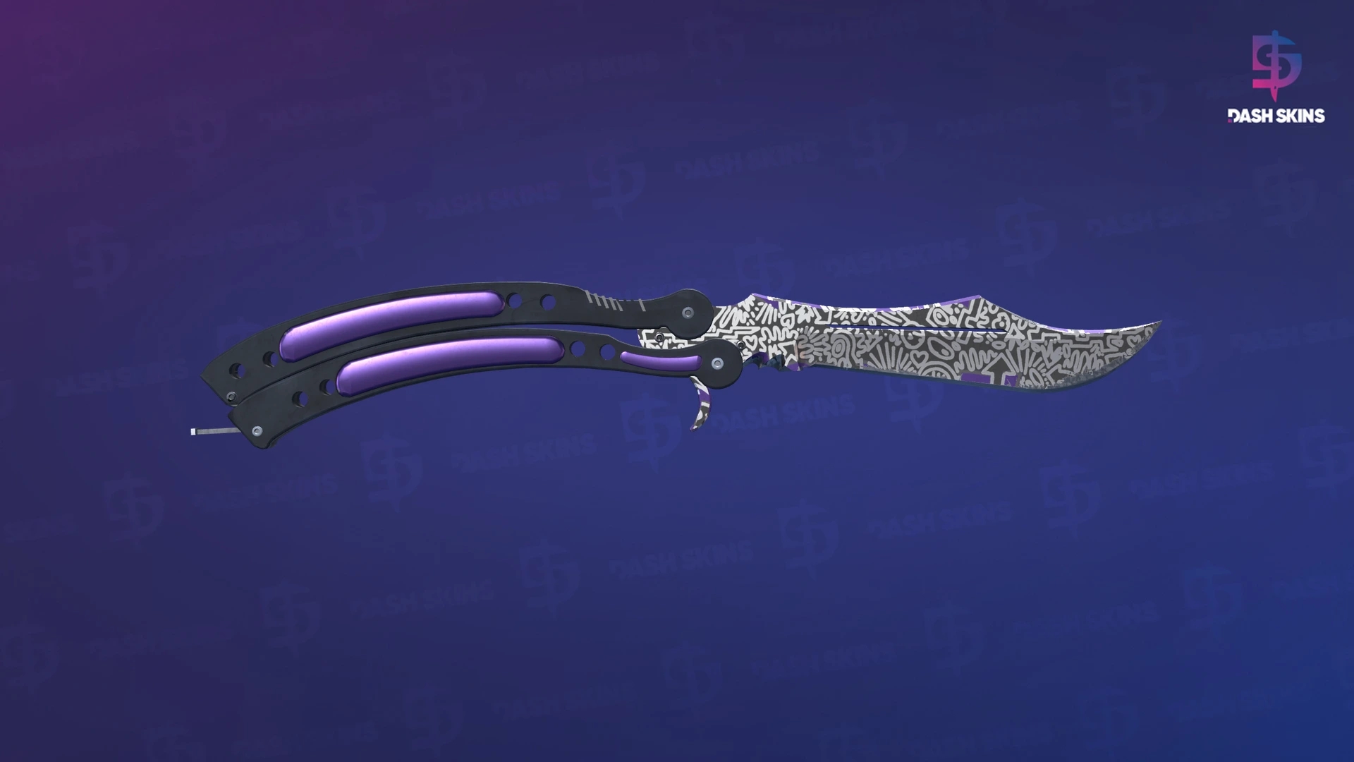 ★ Butterfly Knife | Freehand (Field-Tested) Screenshot Playside