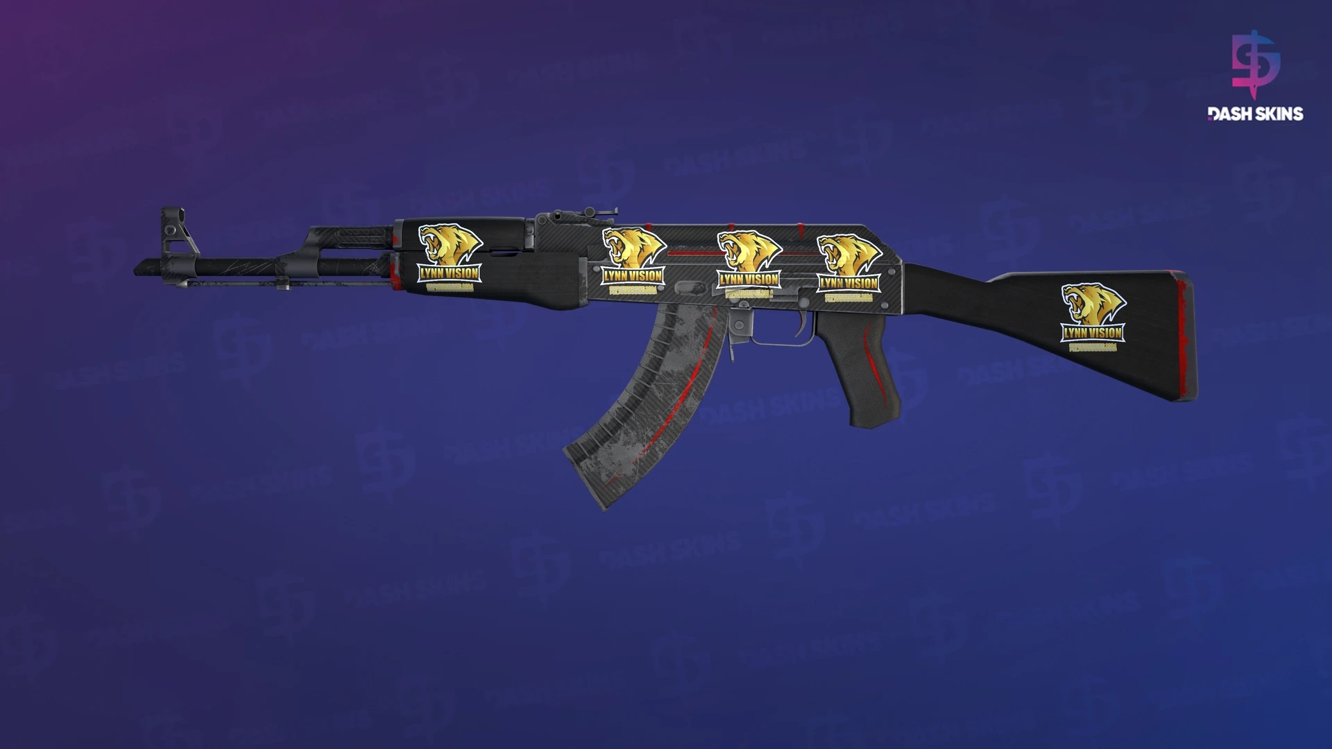 AK-47 | Redline (Well-Worn) Screenshot Playside