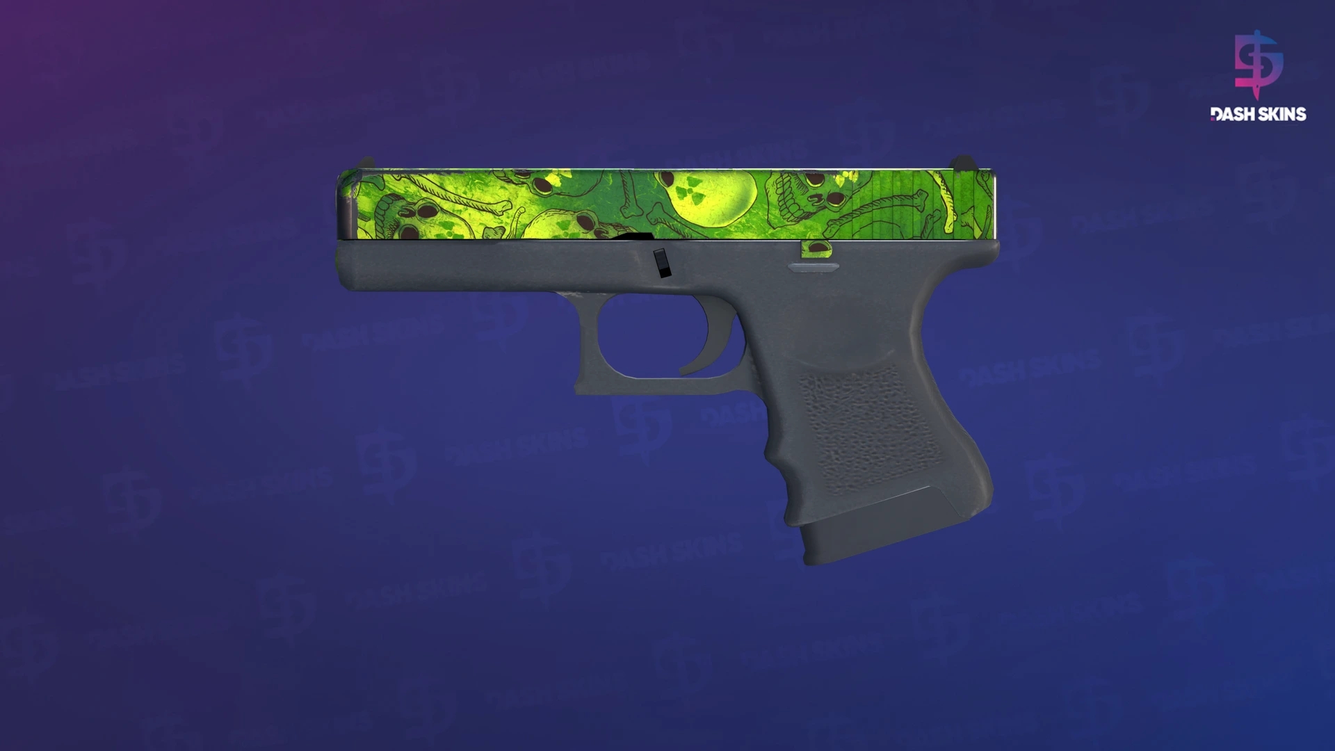 Glock-18 | Nuclear Garden (Well-Worn) Screenshot Playside