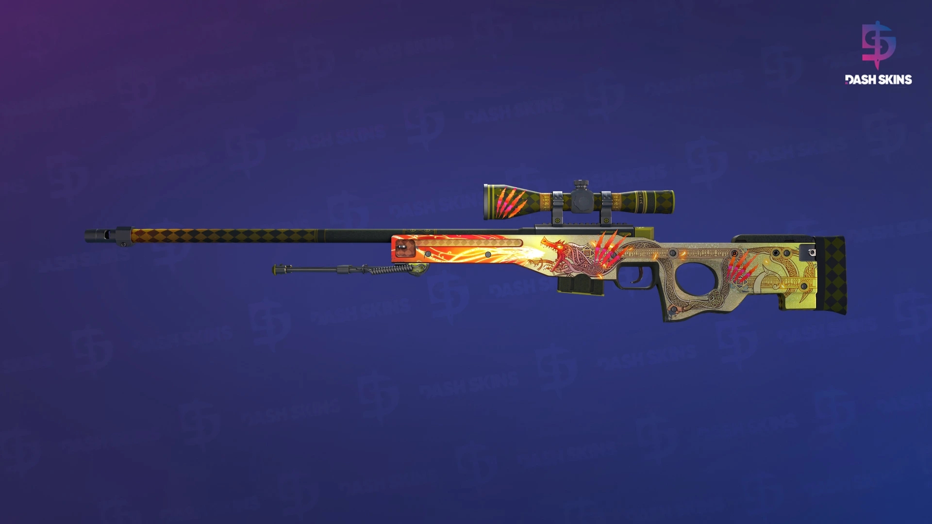 AWP | Dragon Lore (Minimal Wear) Screenshot Playside
