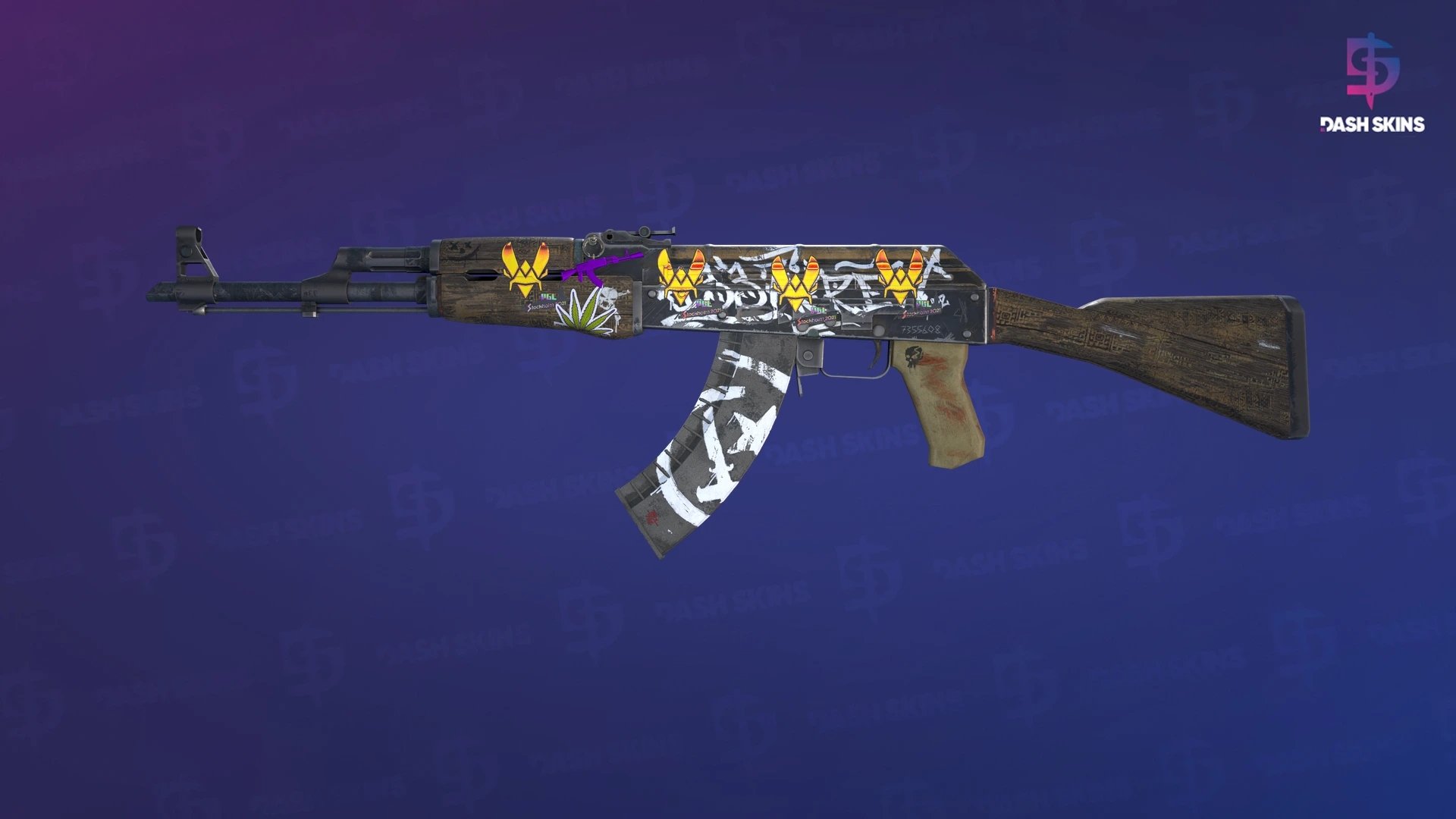 AK-47 | Wasteland Rebel (Field-Tested) Screenshot Playside