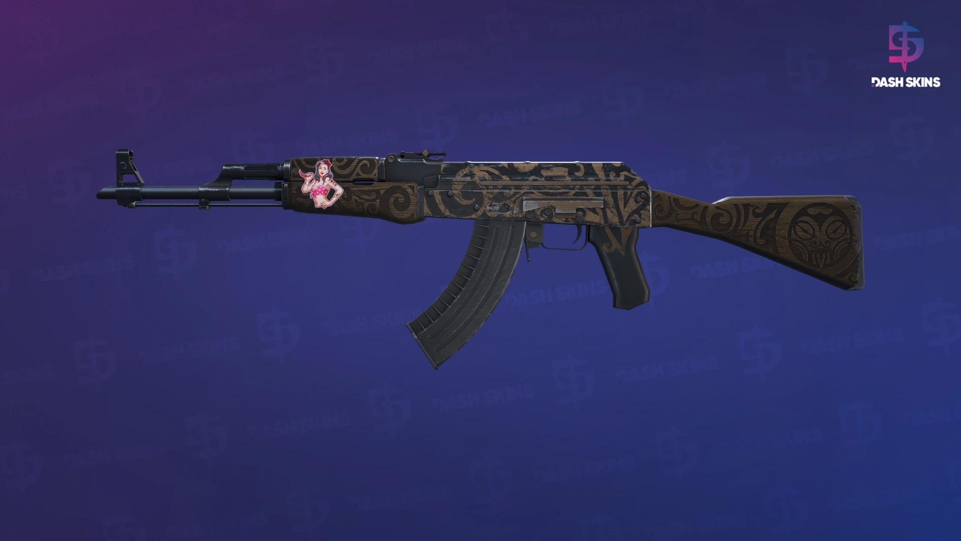 AK-47 | Uncharted (Field-Tested) Screenshot Playside