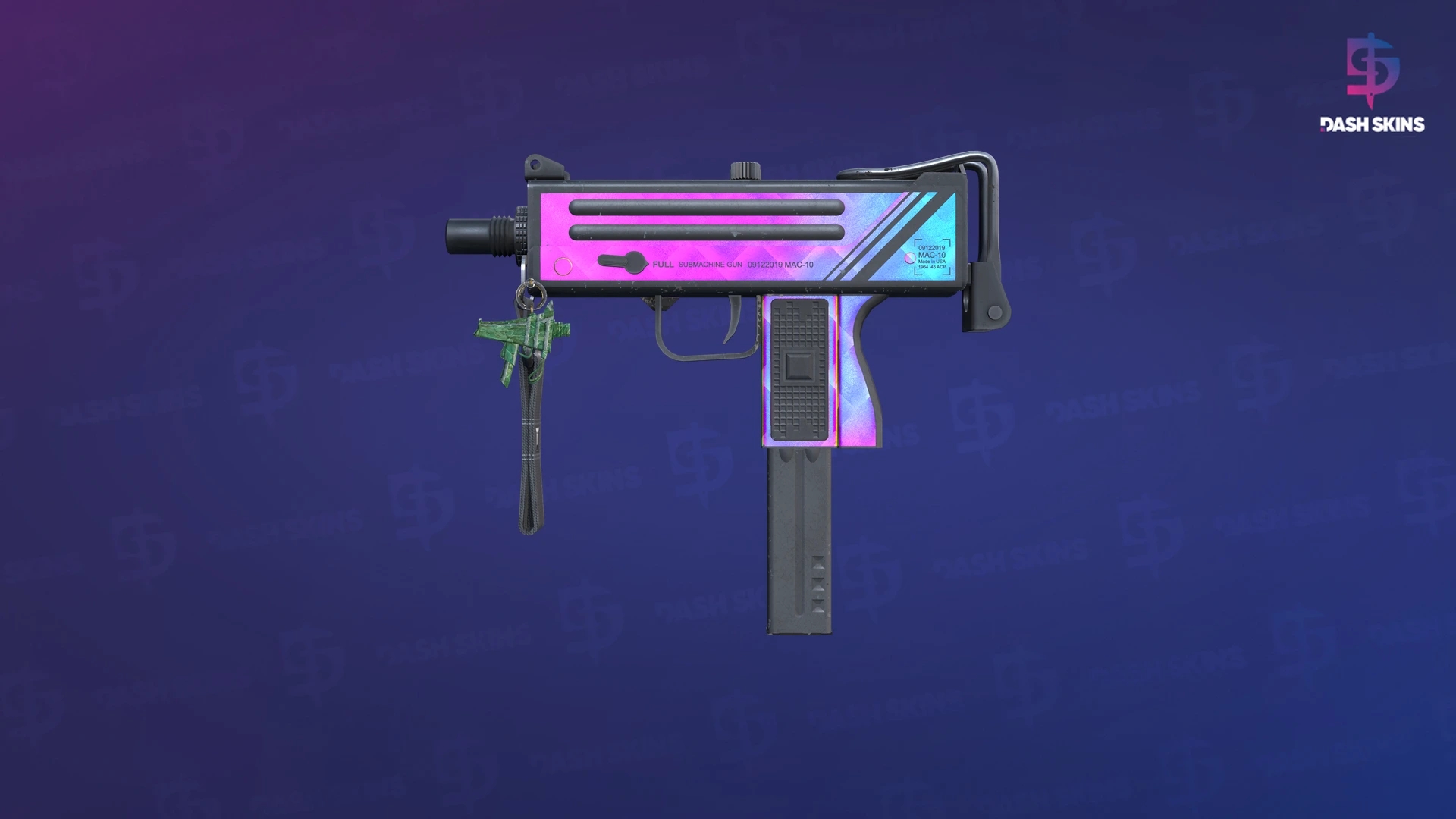 MAC-10 | Disco Tech (Well-Worn) Screenshot Playside