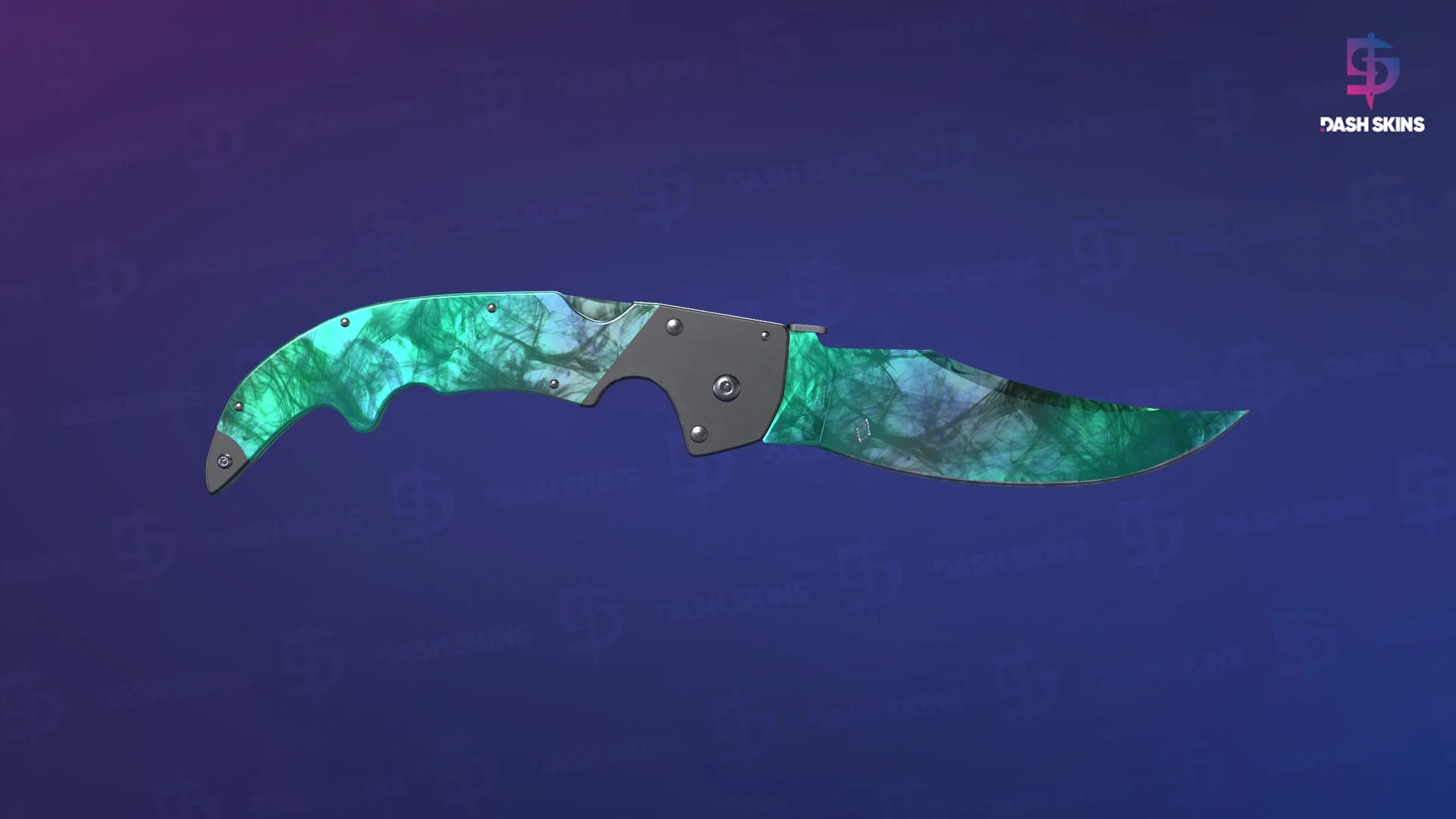 ★ StatTrak™ Falchion Knife | Gamma Doppler (Factory New) - Phase 2 Screenshot Playside