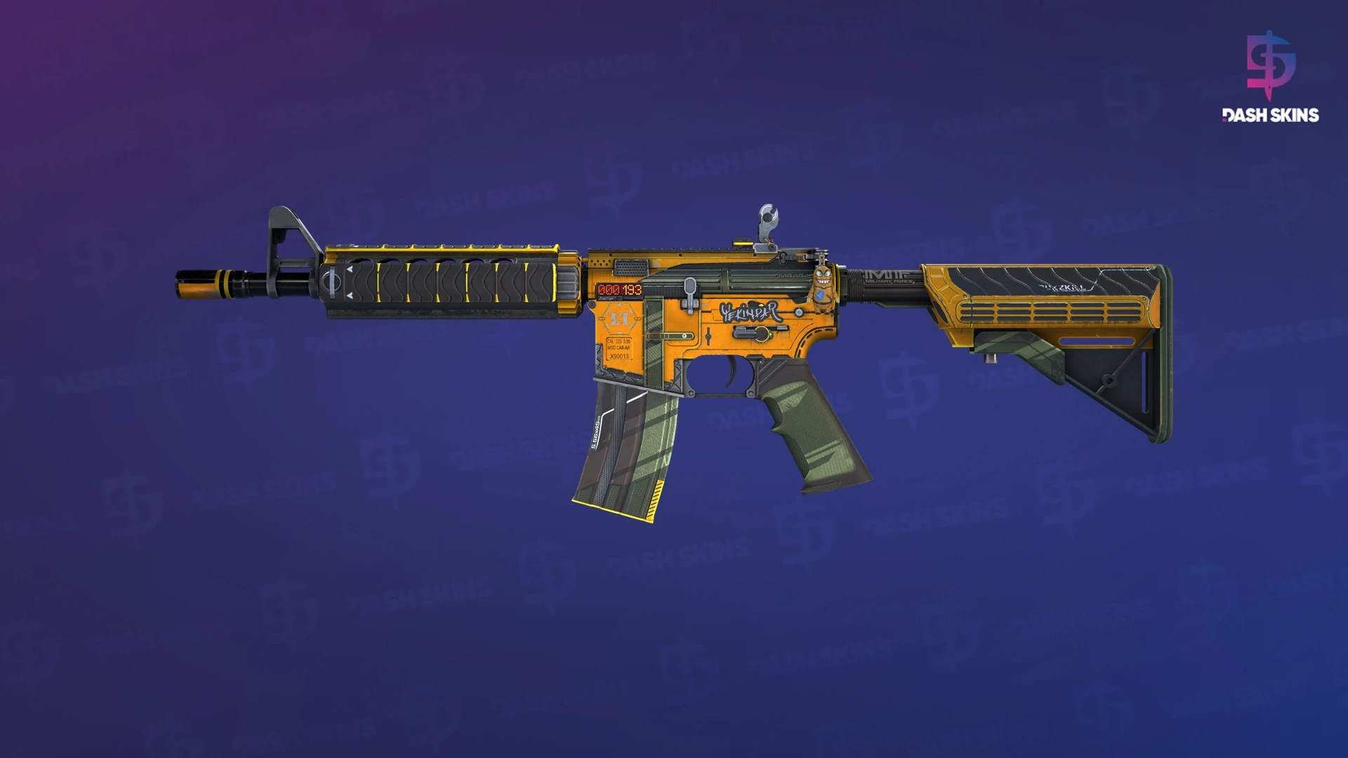 StatTrak™ M4A4 | Buzz Kill (Field-Tested) Screenshot Playside