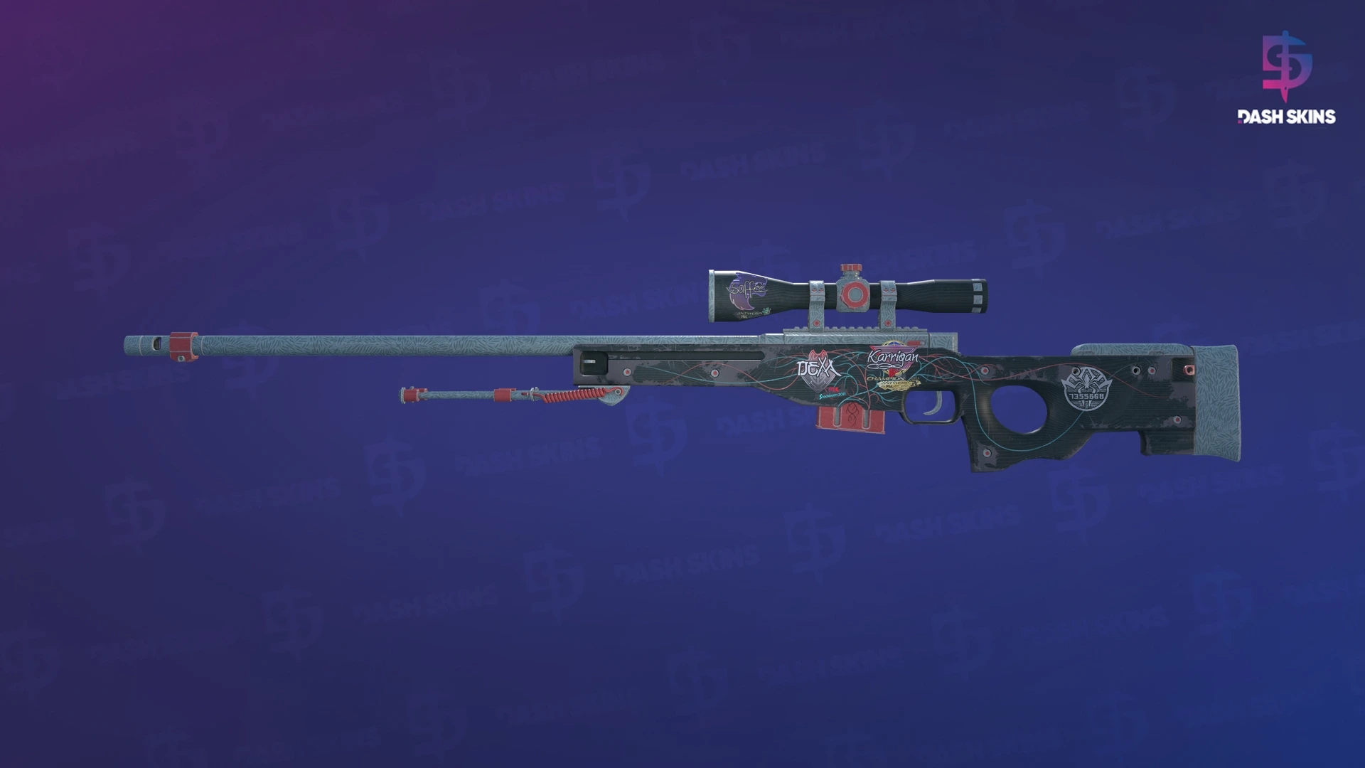 AWP | Capillary (Field-Tested) Screenshot Playside