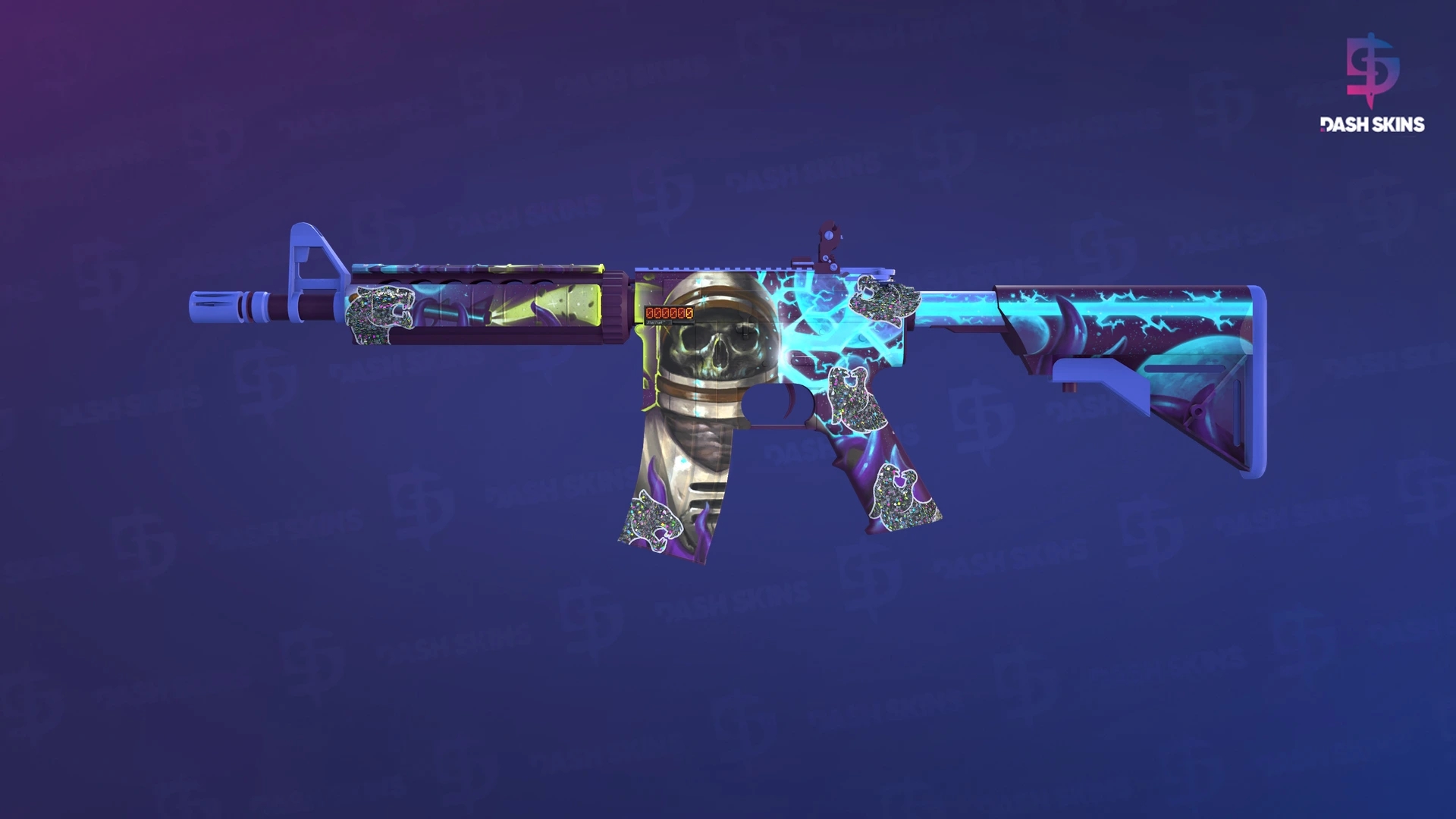 StatTrak™ M4A4 | Desolate Space (Minimal Wear) Screenshot Playside