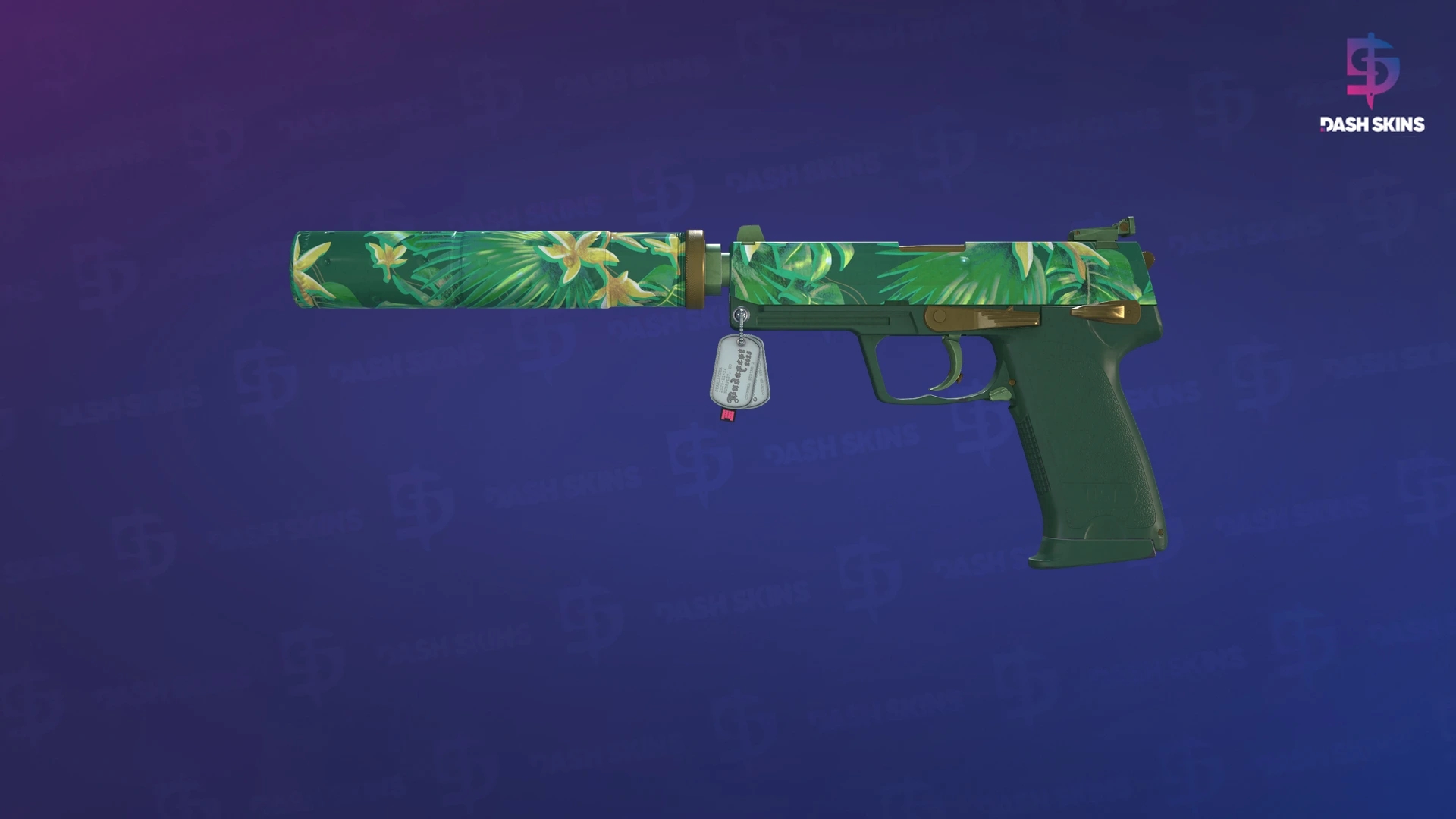 USP-S | Tropical Breeze (Minimal Wear) Screenshot Playside