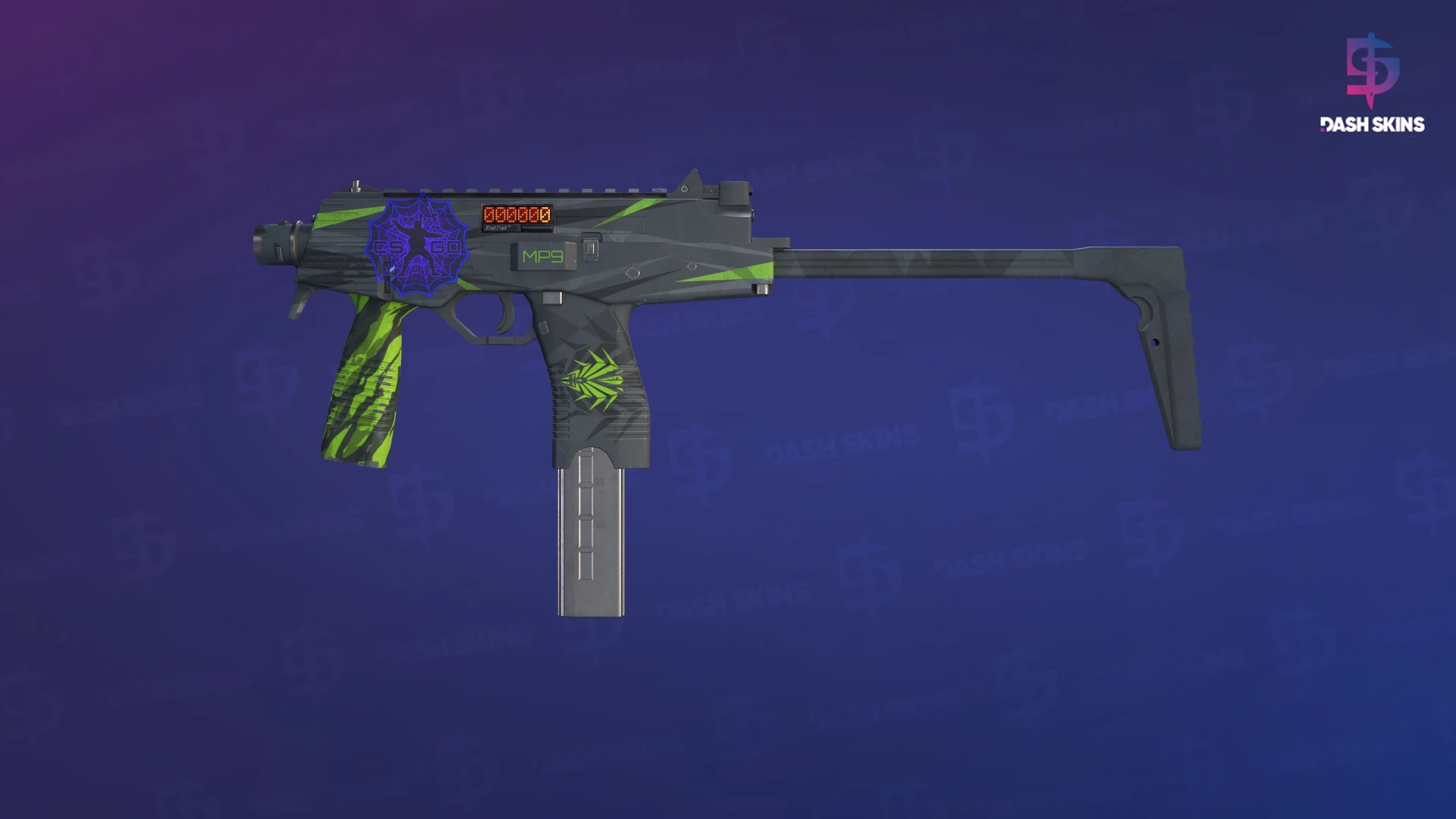 StatTrak™ MP9 | Deadly Poison (Battle-Scarred) Screenshot Playside
