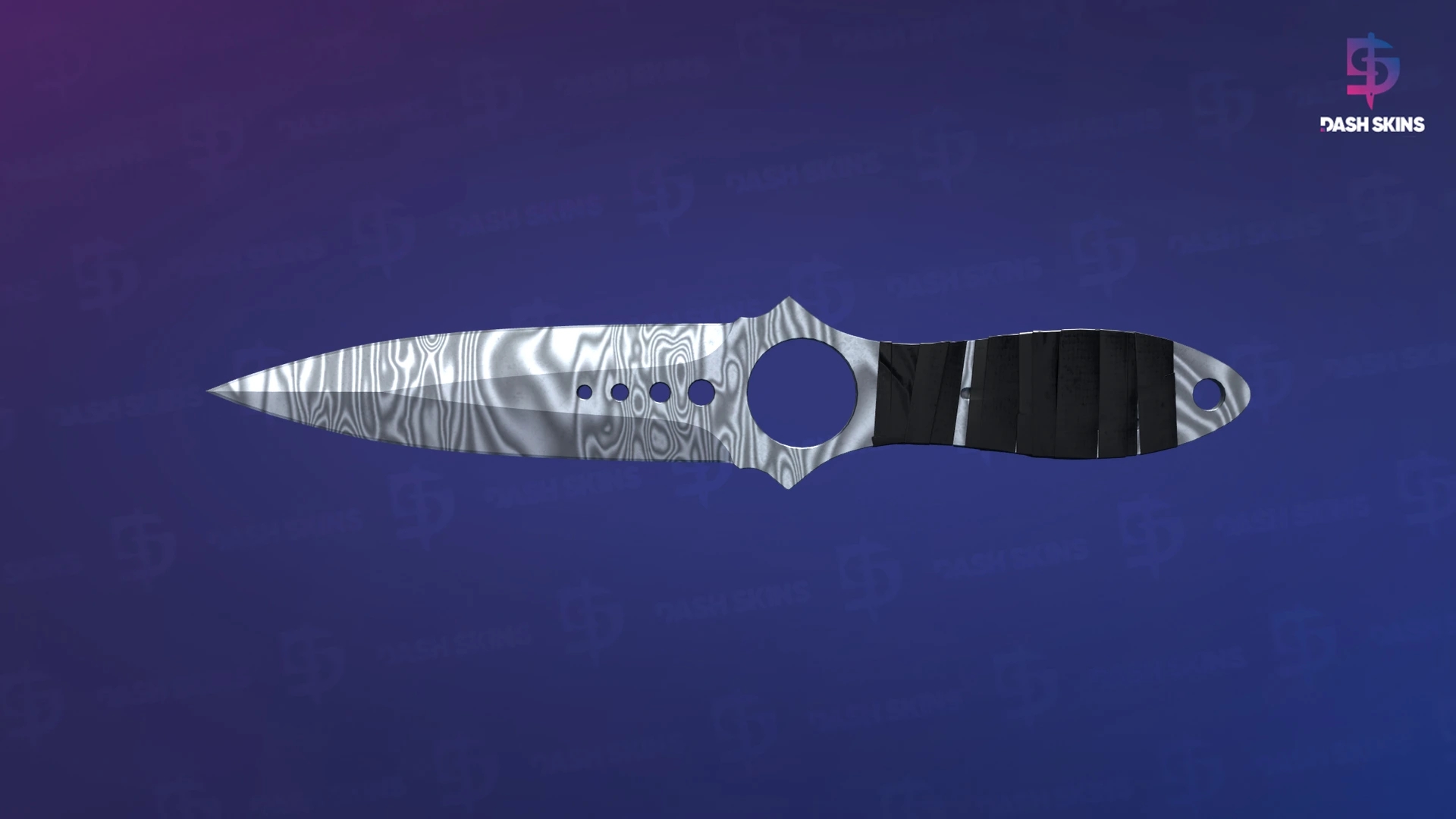 ★ Skeleton Knife | Damascus Steel (Minimal Wear) Screenshot Playside