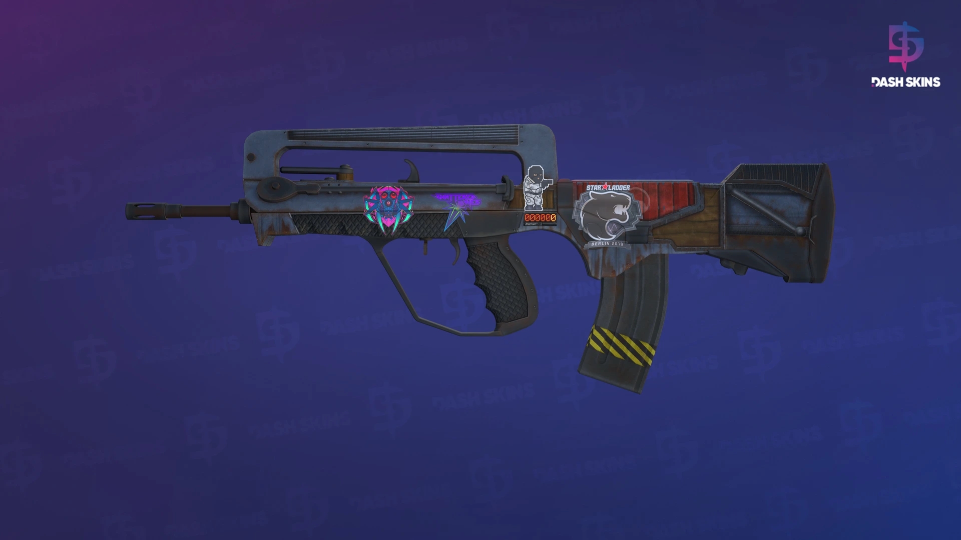 StatTrak™ FAMAS | Decommissioned (Well-Worn) Screenshot Playside