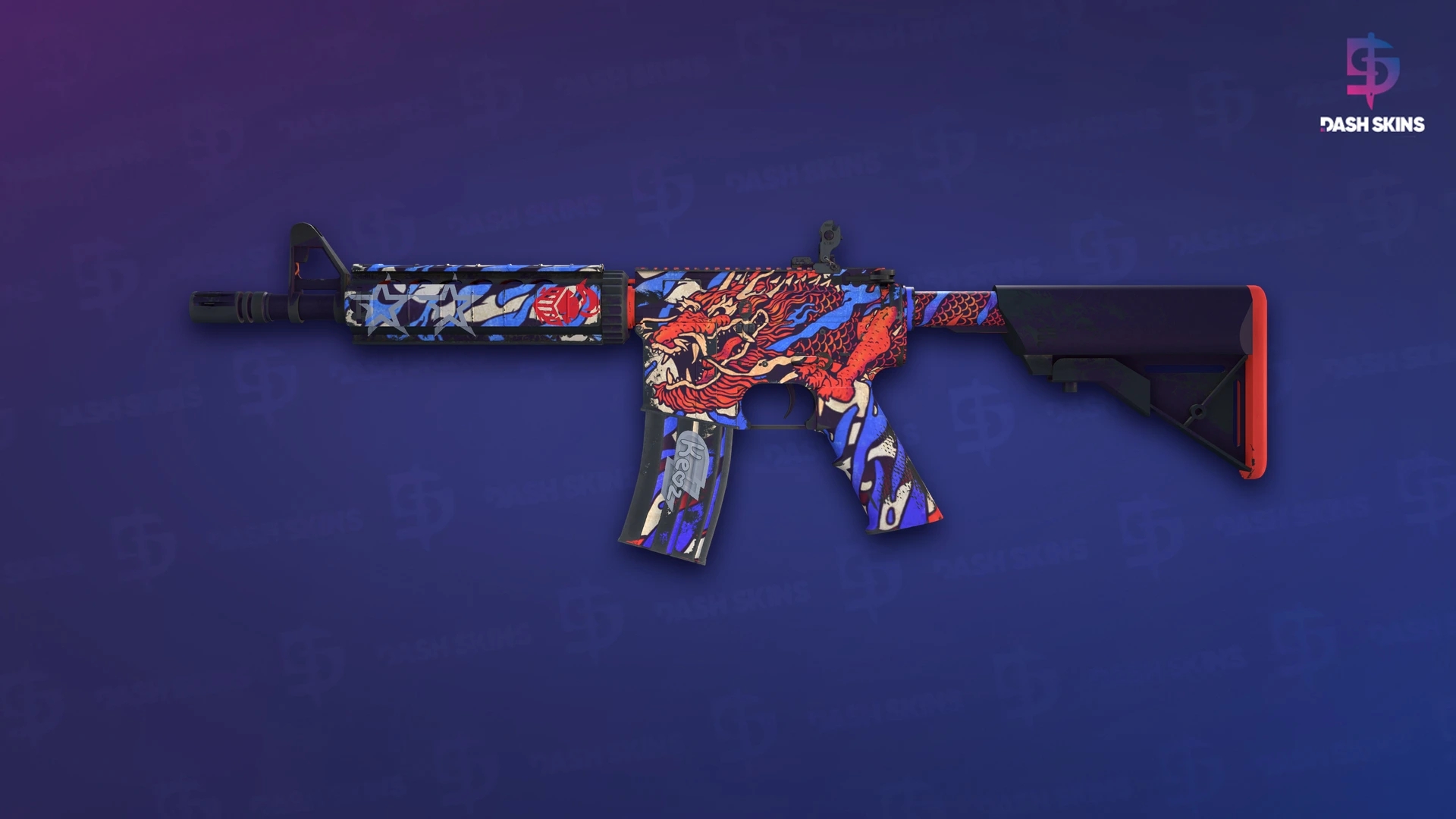 M4A4 | 龍王 (Dragon King) (Field-Tested) Screenshot Playside