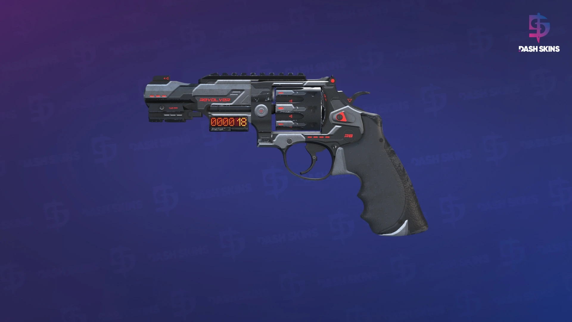 StatTrak™ R8 Revolver | Reboot (Battle-Scarred) Screenshot Playside