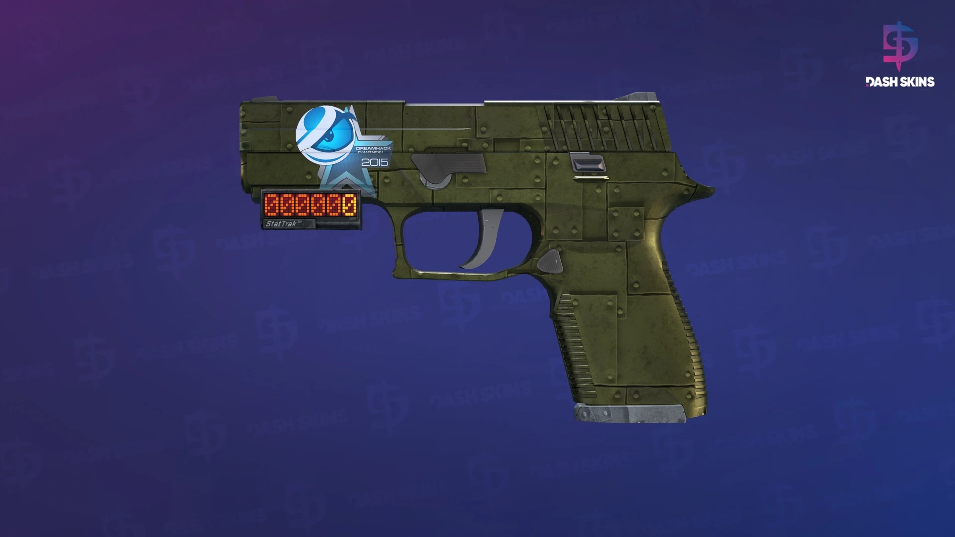 StatTrak™ P250 | Iron Clad (Well-Worn) Screenshot Playside
