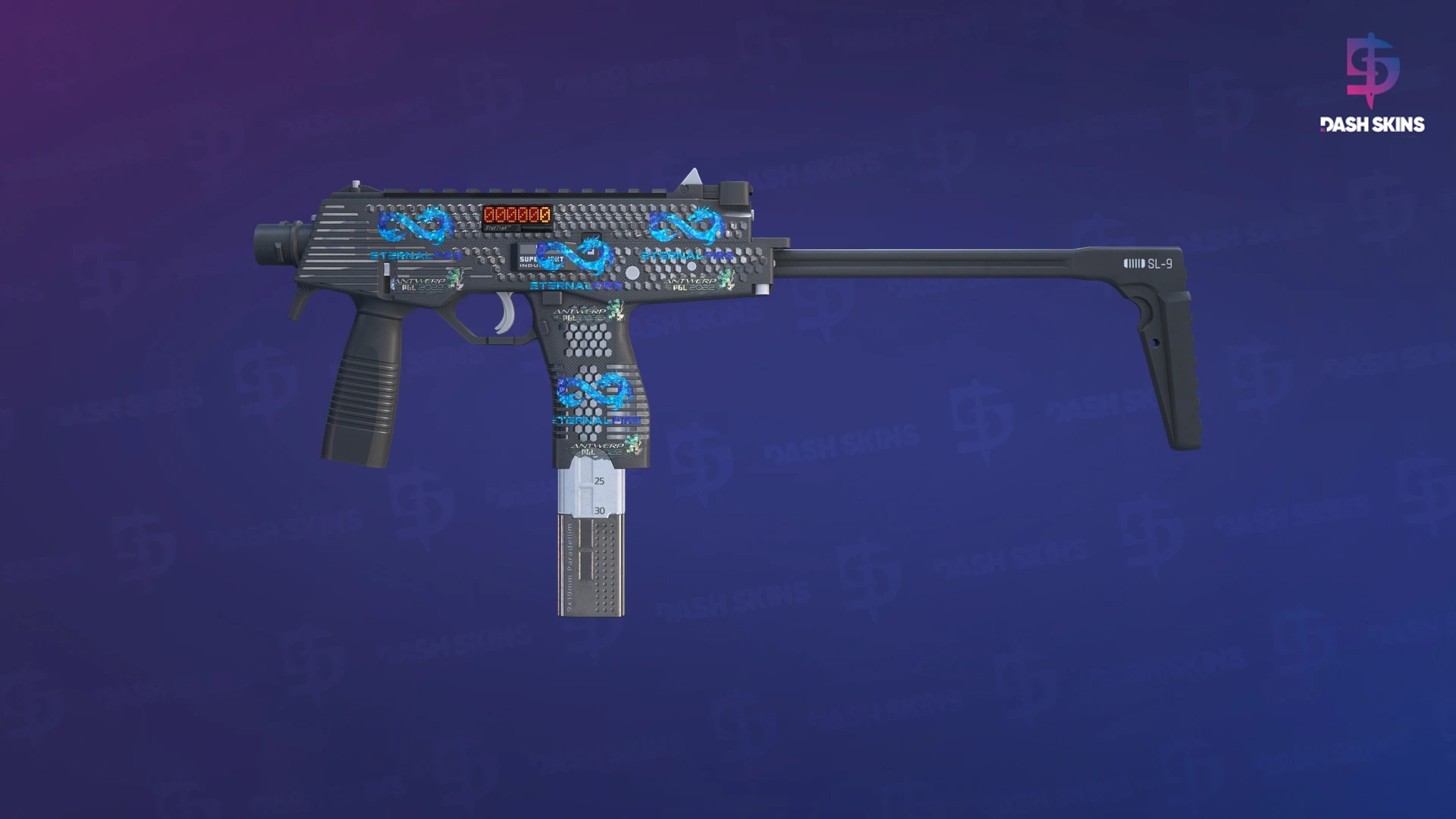 StatTrak™ MP9 | Featherweight (Minimal Wear) Screenshot Playside