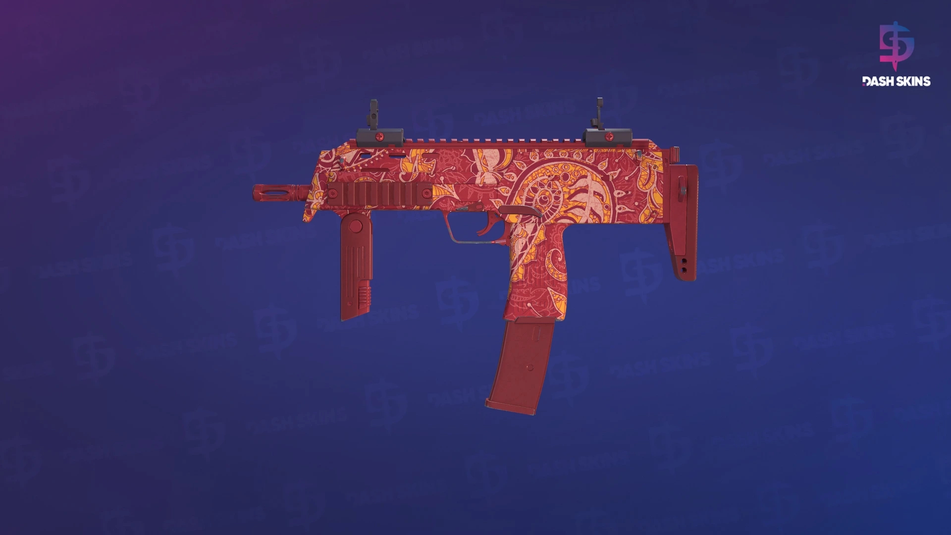 MP7 | Coral Paisley (Factory New) Screenshot Playside
