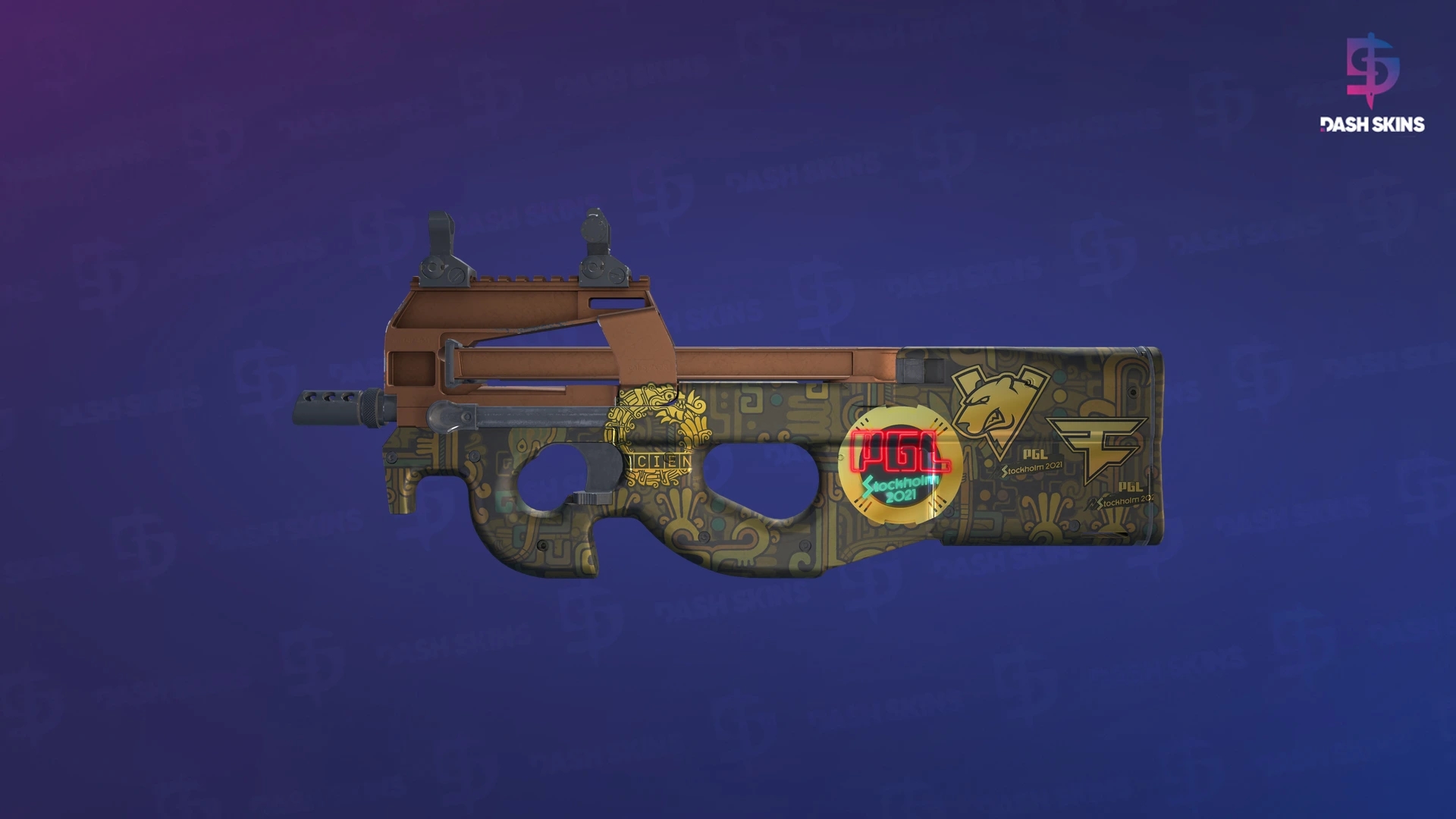 Souvenir P90 | Ancient Earth (Factory New) Screenshot Playside