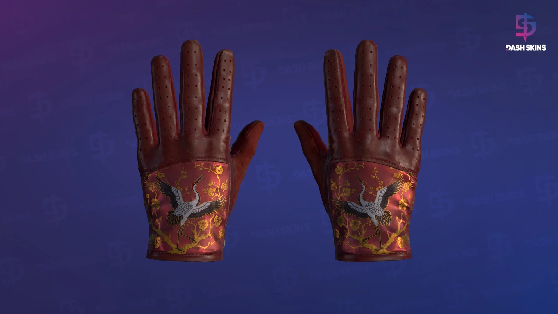★ Driver Gloves | Brocade Crane (Field-Tested) Screenshot Playside