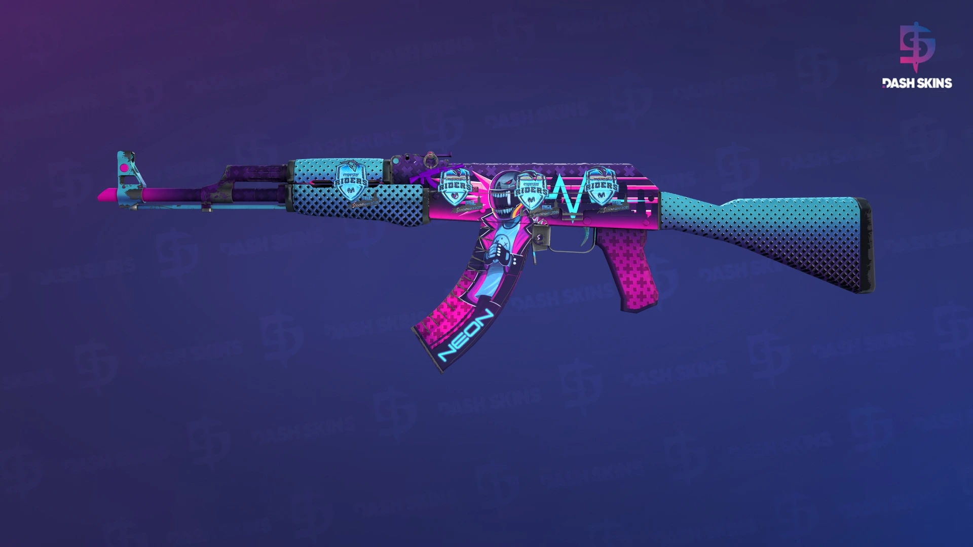 AK-47 | Neon Rider (Field-Tested) Screenshot Playside