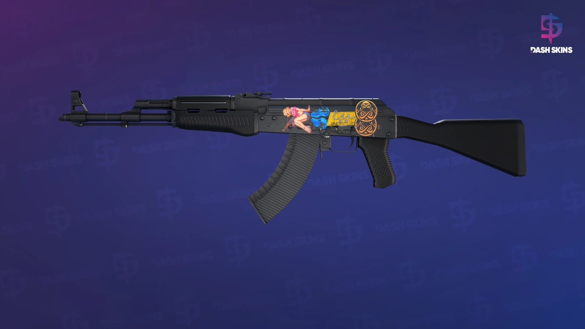 AK-47 | Slate (Minimal Wear) Screenshot Playside