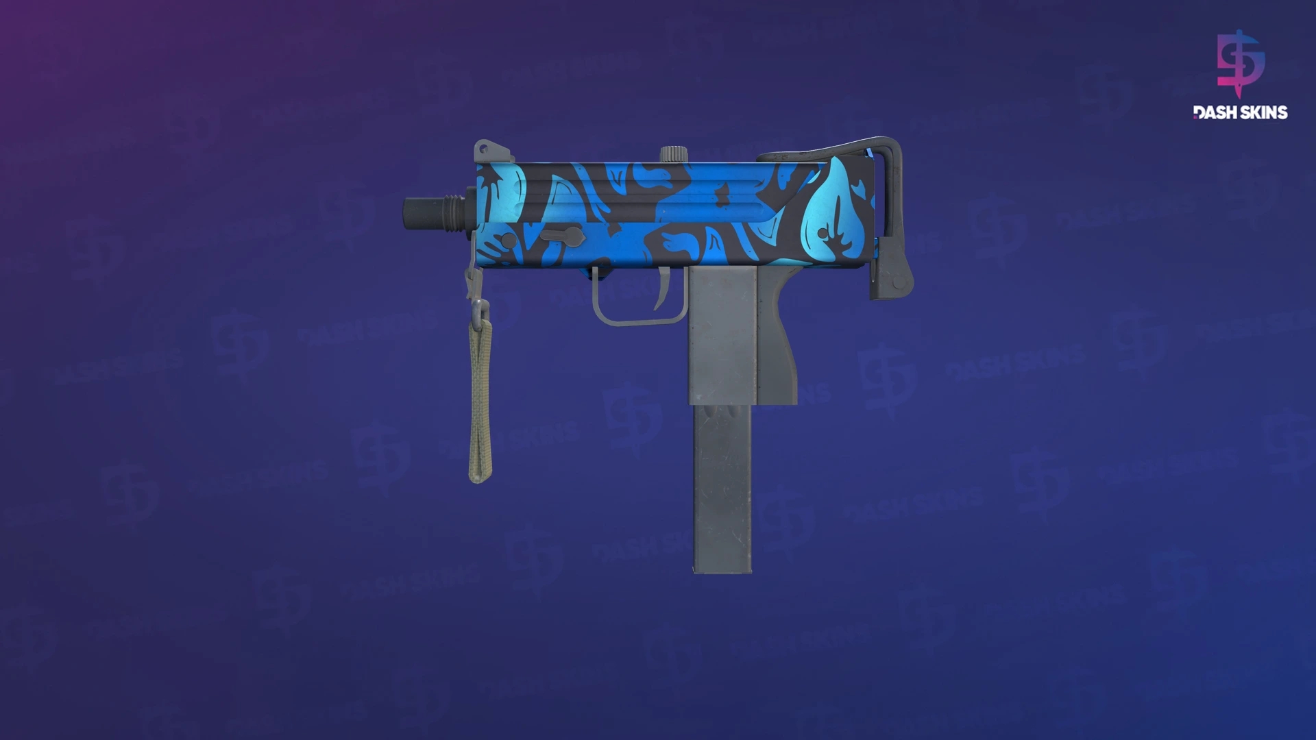MAC-10 | Oceanic (Minimal Wear) Screenshot Playside