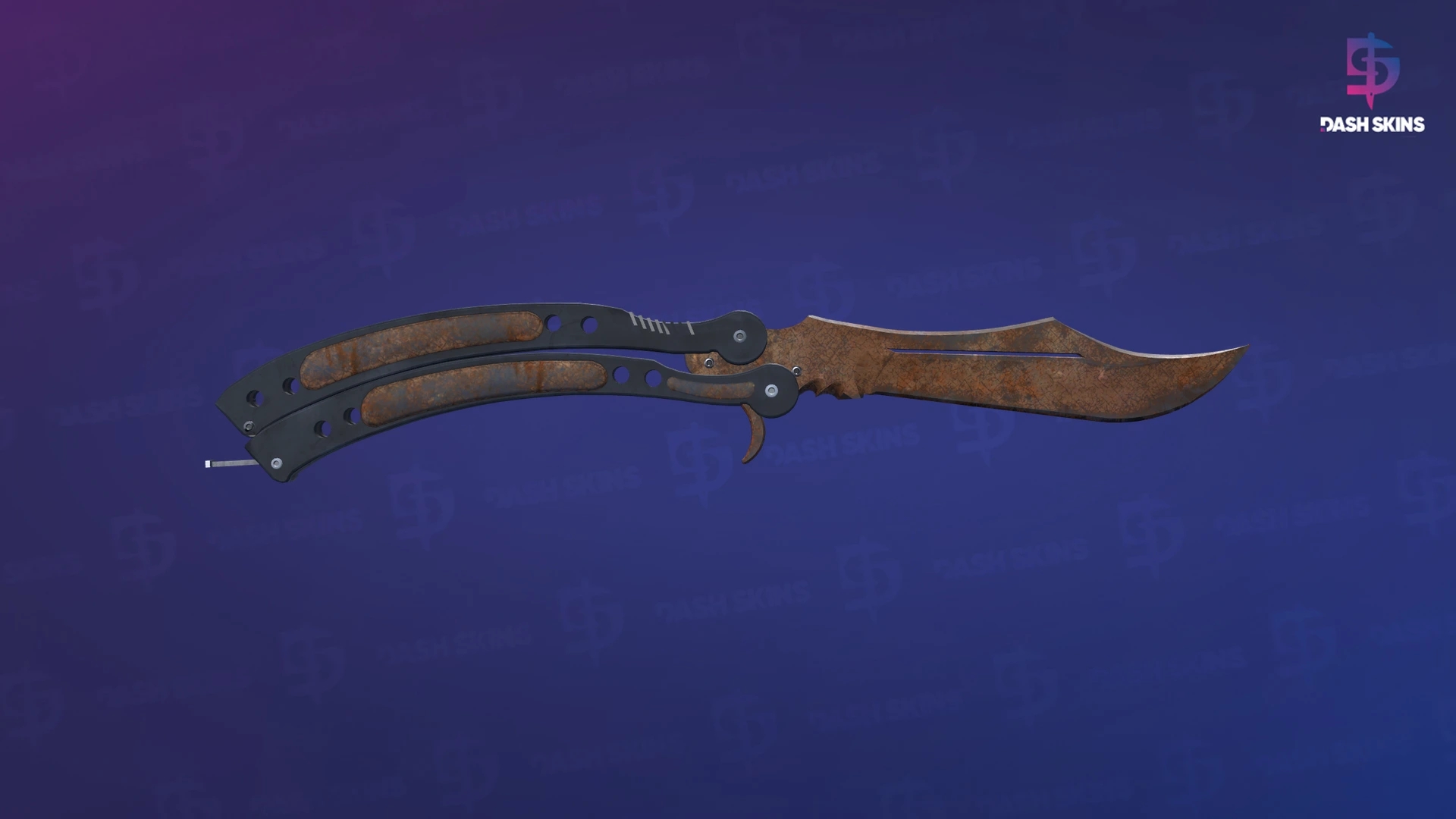 ★ Butterfly Knife | Rust Coat (Battle-Scarred) Screenshot Playside