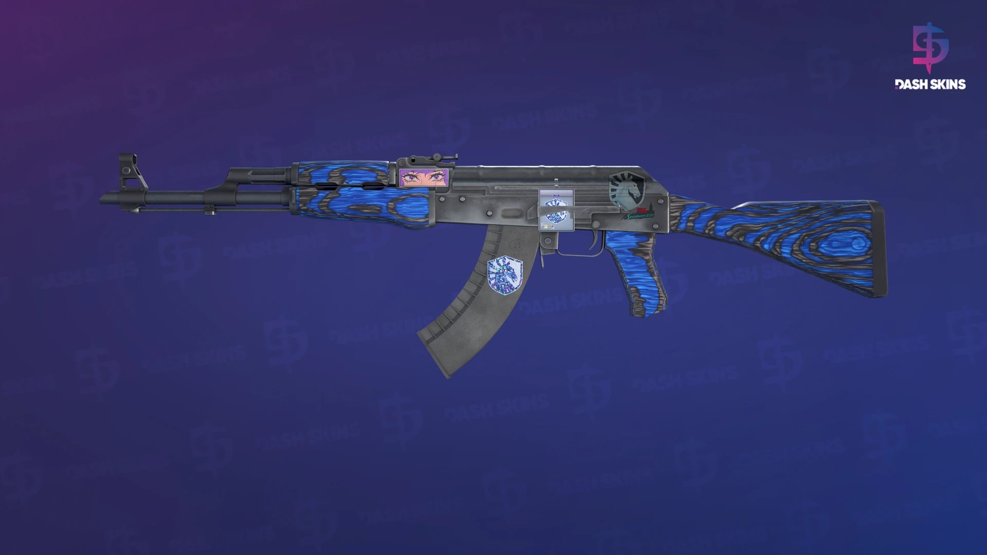 AK-47 | Blue Laminate (Field-Tested) Screenshot Playside