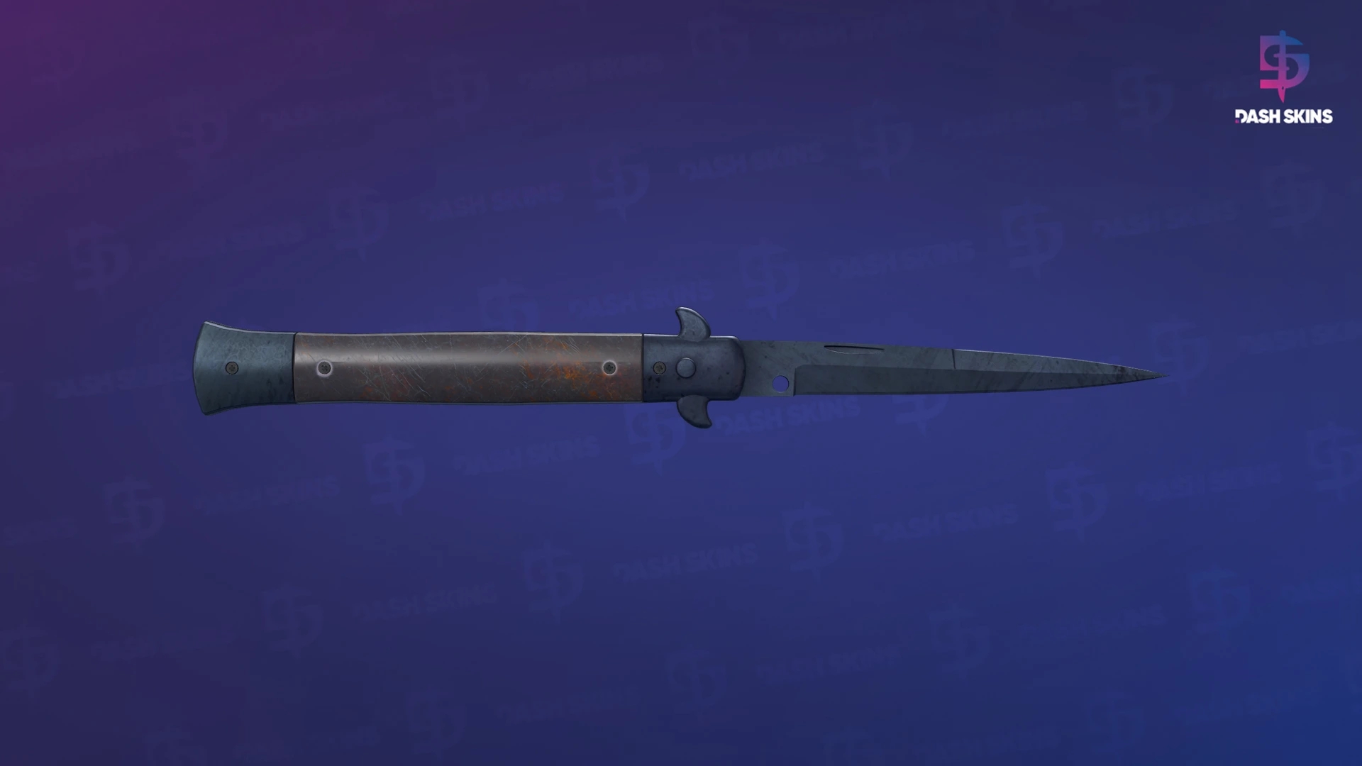 ★ Stiletto Knife | Blue Steel (Field-Tested) Screenshot Playside