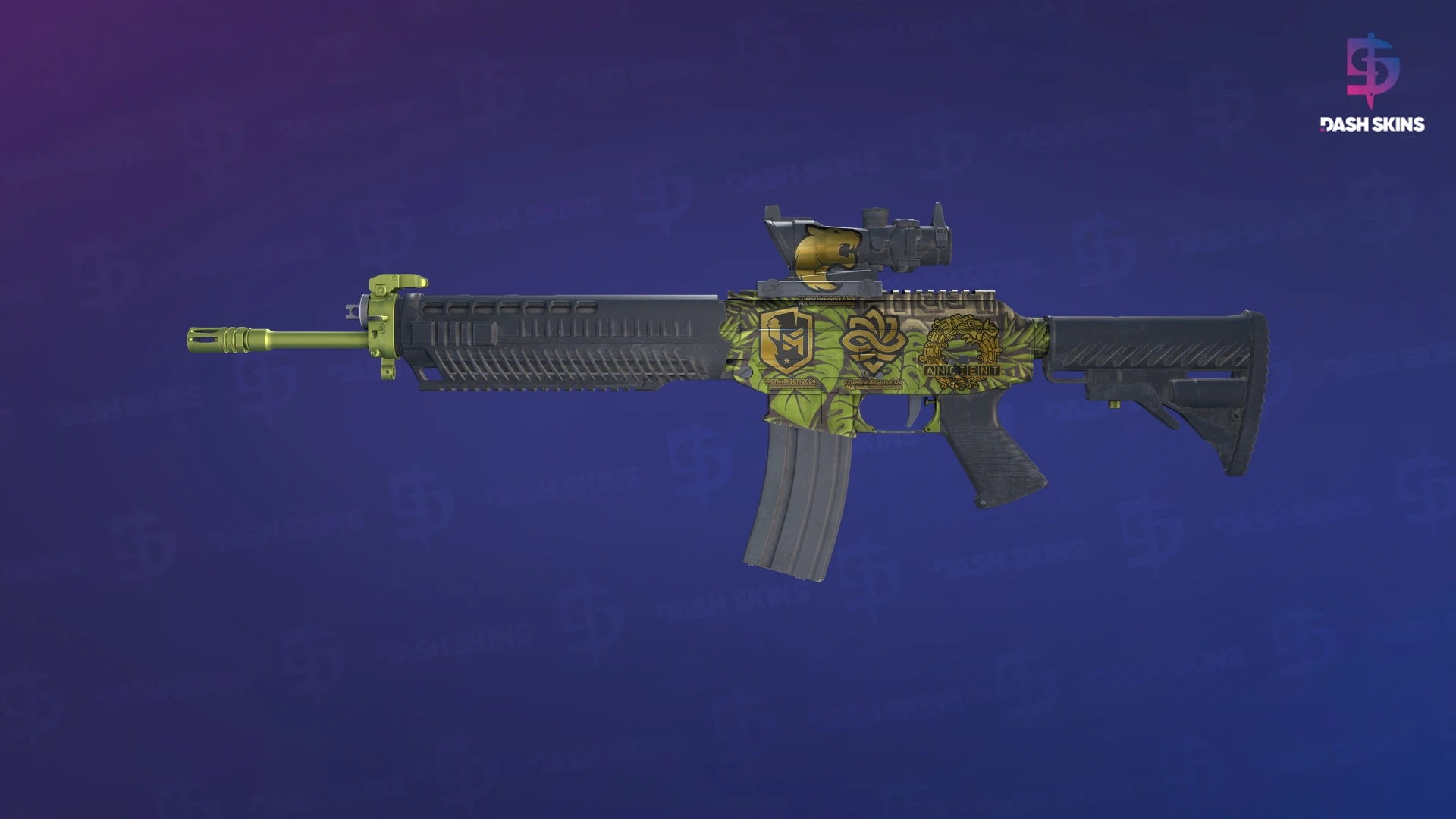 Souvenir SG 553 | Lush Ruins (Minimal Wear) Screenshot Playside