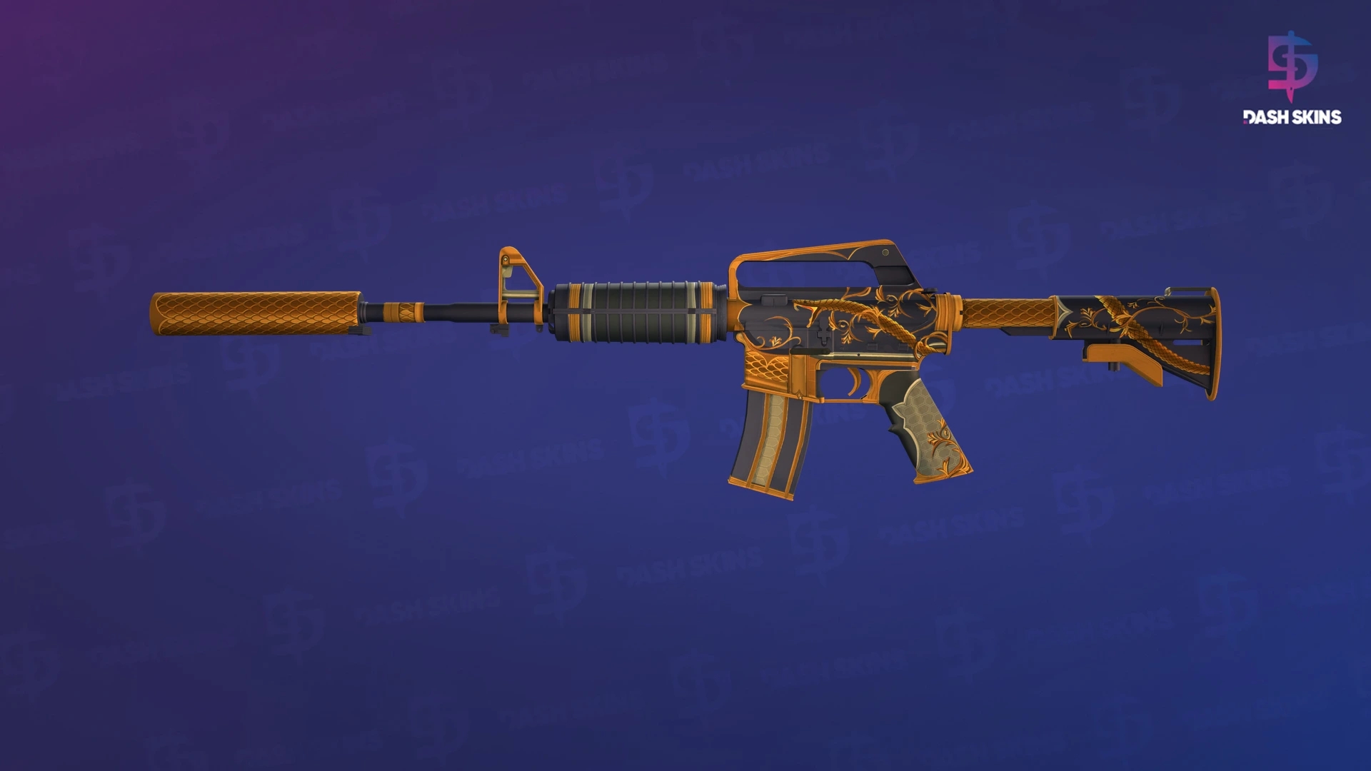 M4A1-S | Golden Coil (Minimal Wear) Screenshot Playside