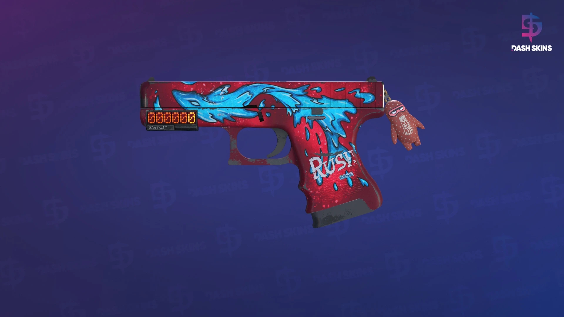 StatTrak™ Glock-18 | Water Elemental (Field-Tested) Screenshot Playside