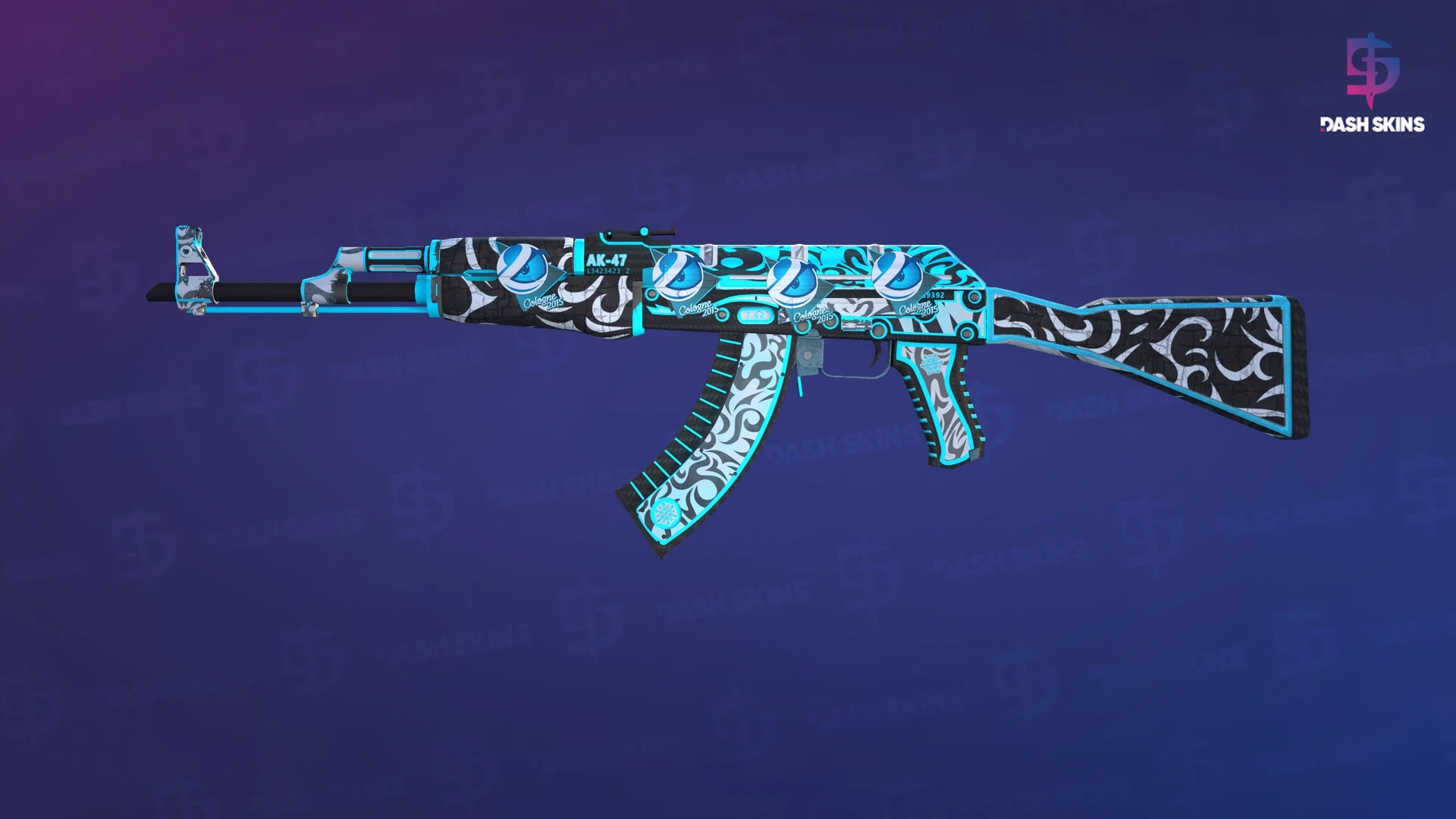 AK-47 | Frontside Misty (Minimal Wear) Screenshot Playside