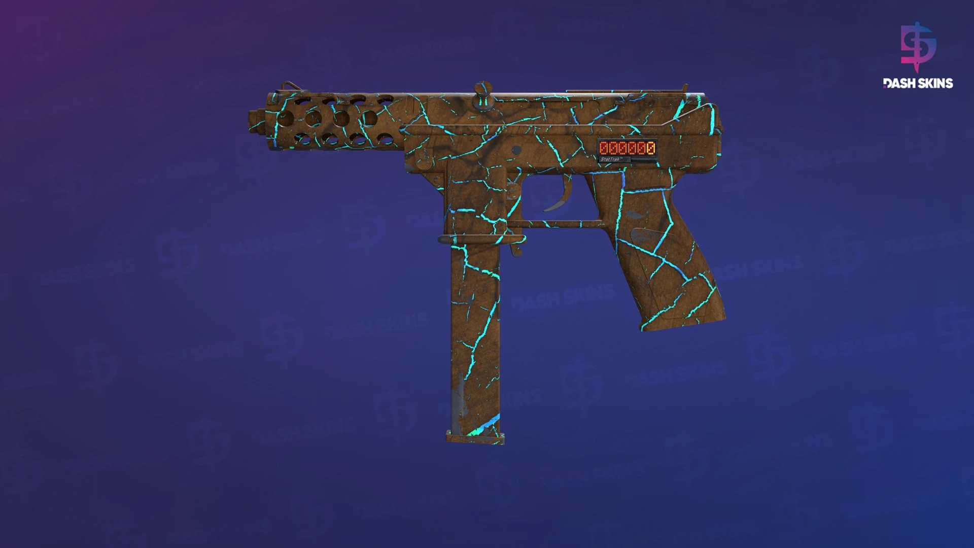 StatTrak™ Tec-9 | Cracked Opal (Field-Tested) Screenshot Playside