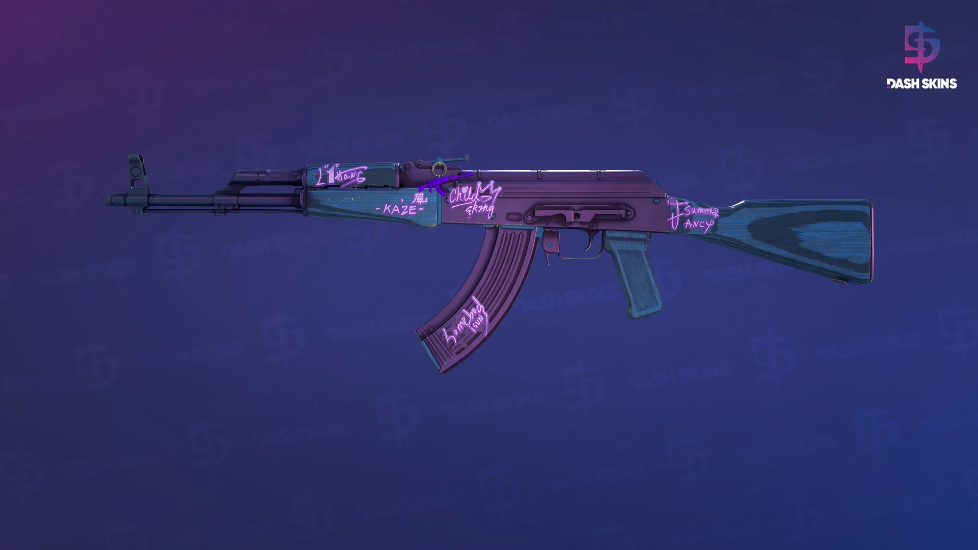AK-47 | Midnight Laminate (Field-Tested) Screenshot Playside
