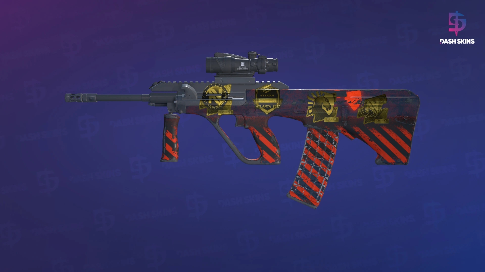 Souvenir AUG | Radiation Hazard (Field-Tested) Screenshot Playside