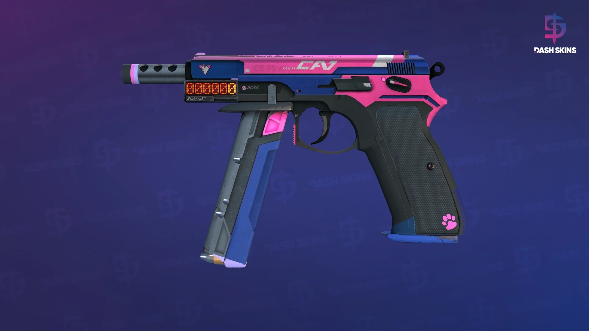 StatTrak™ CZ75-Auto | Tacticat (Minimal Wear) Screenshot Playside
